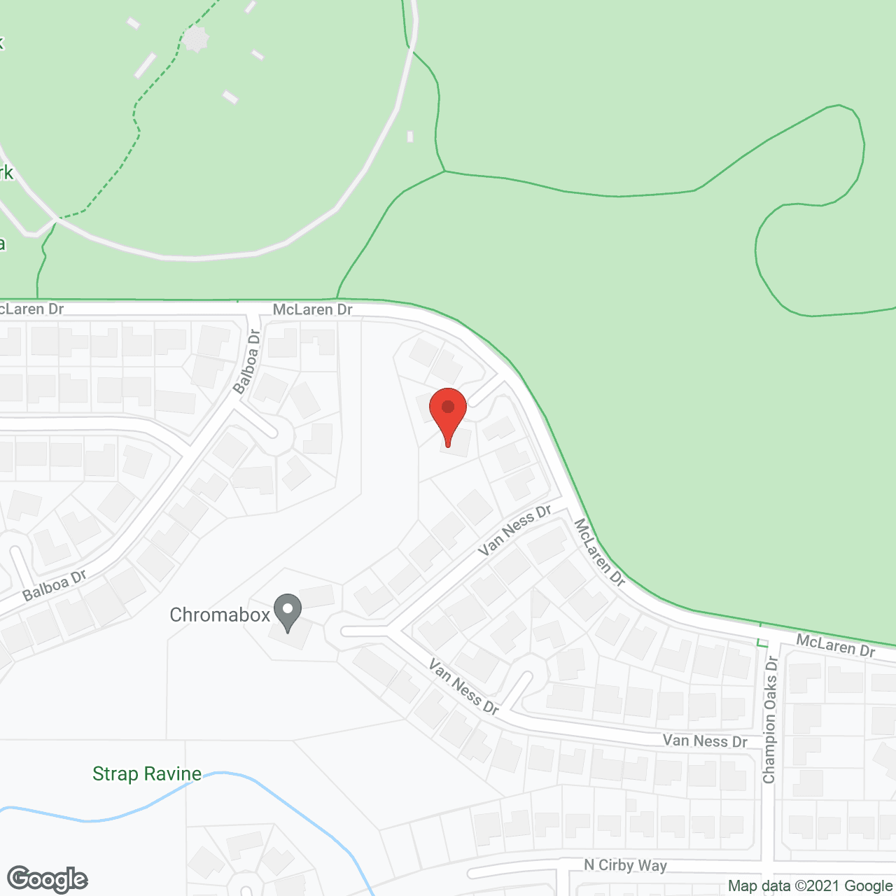 Map of the neighborhood around A-1 Elderly Care