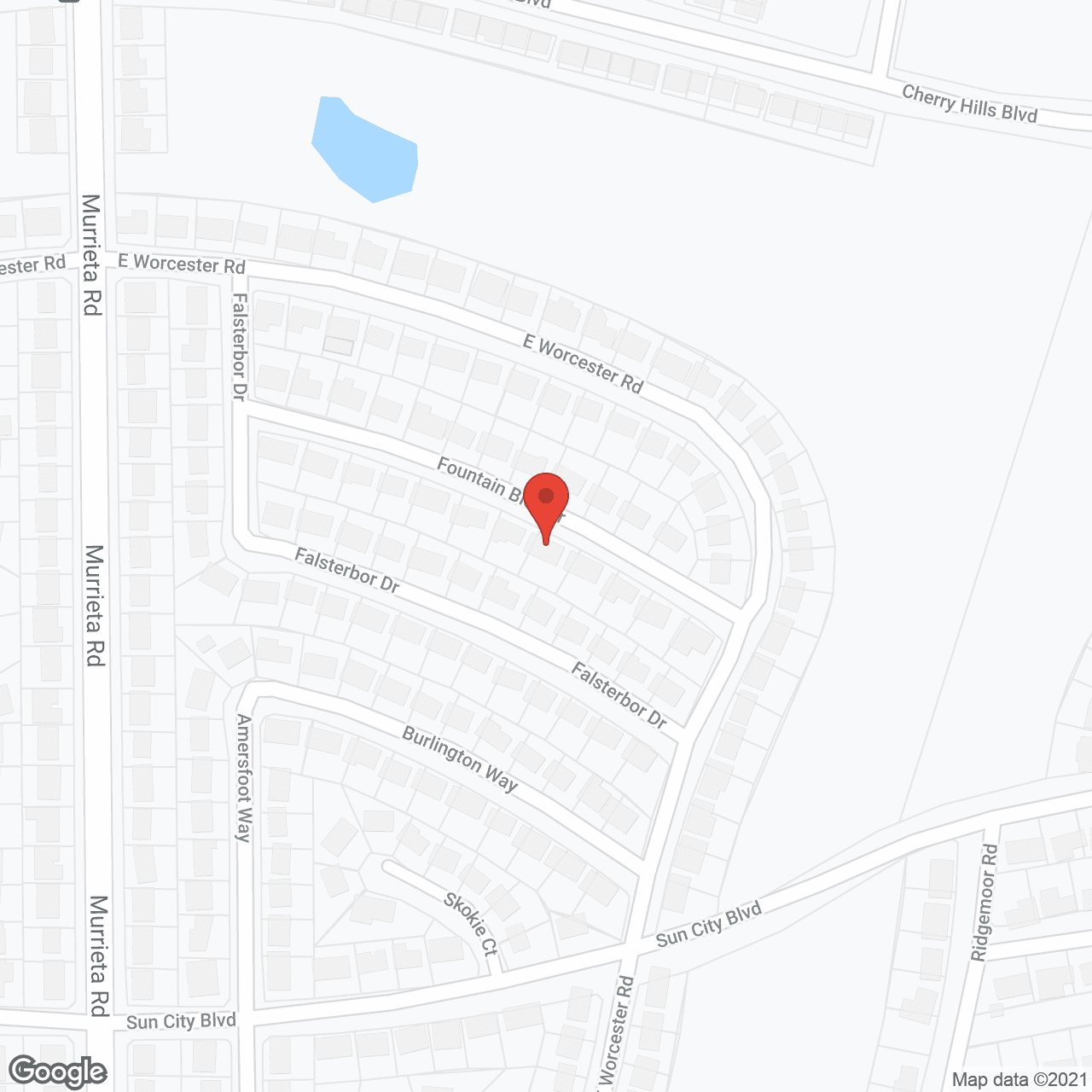Map of the neighborhood around The Good Life