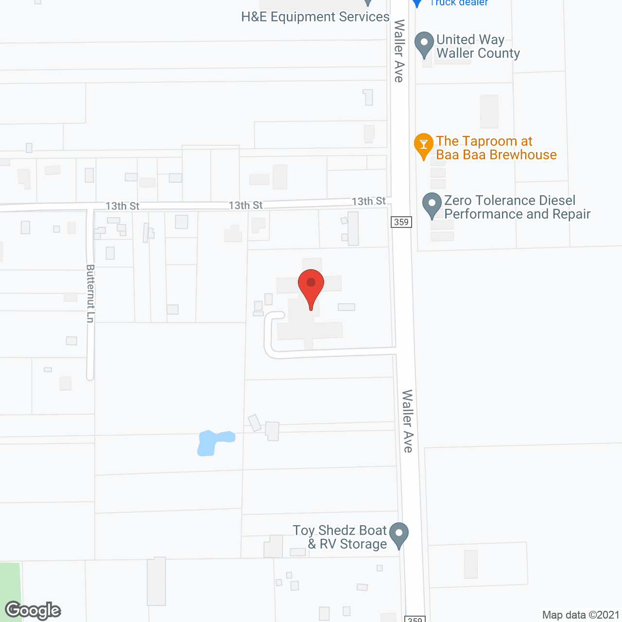 Map of the neighborhood around The Oaks At Brookshire