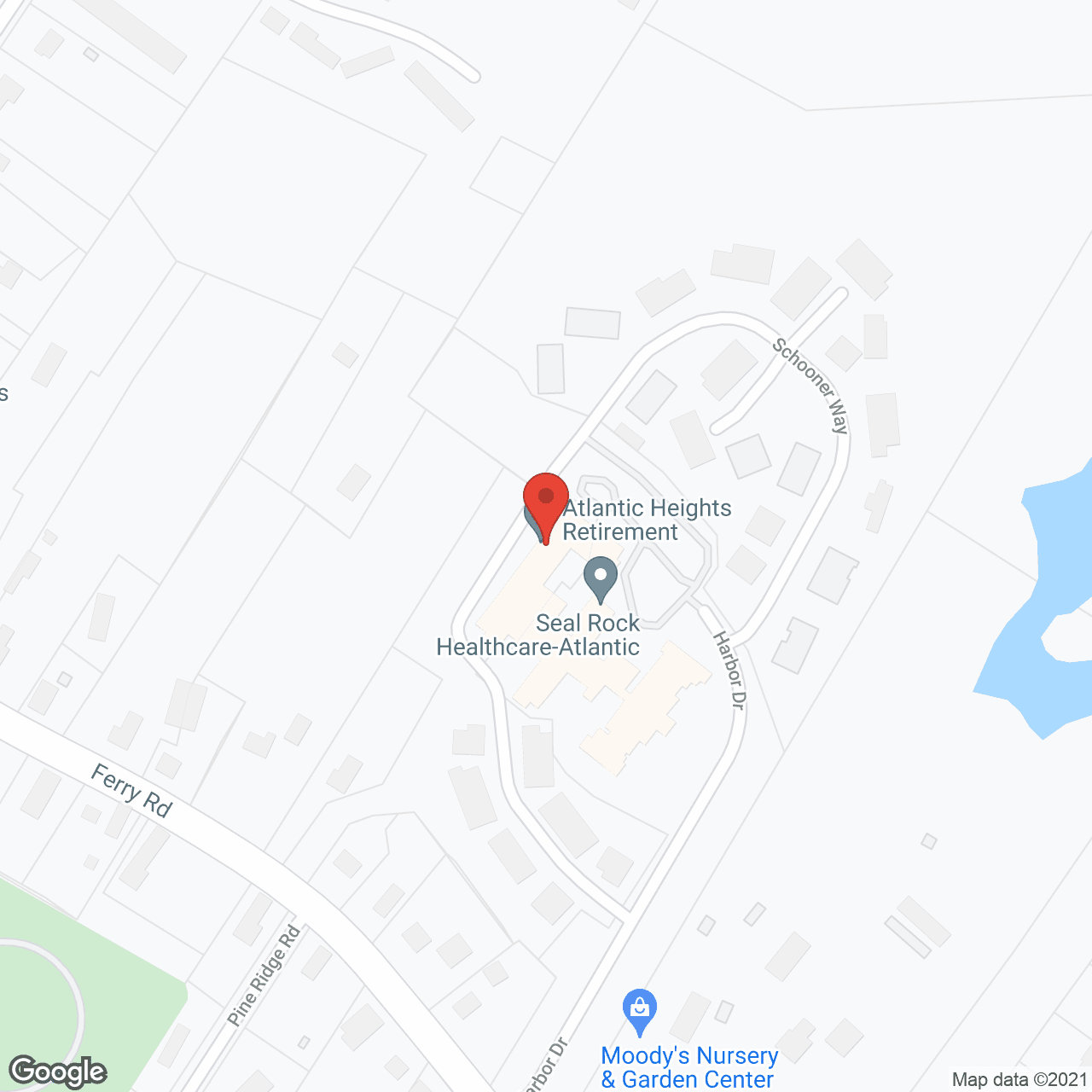 Map of the neighborhood around The Inn At Atlantic Heights