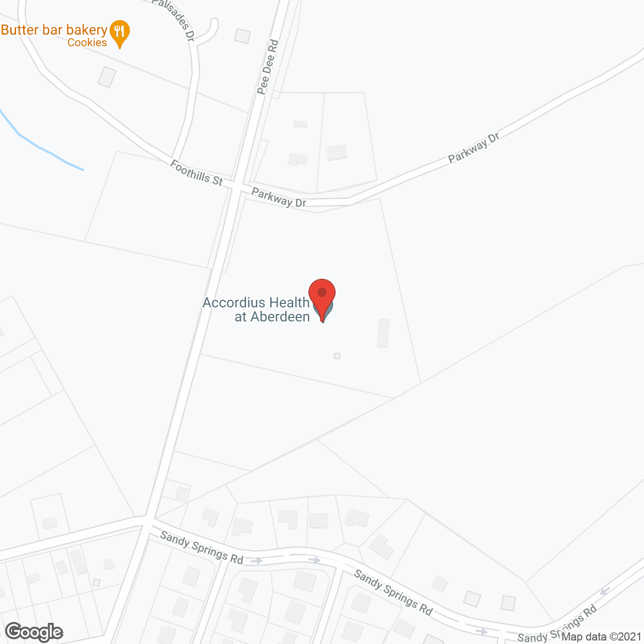 Map of the neighborhood around Kingswood Nursing Center