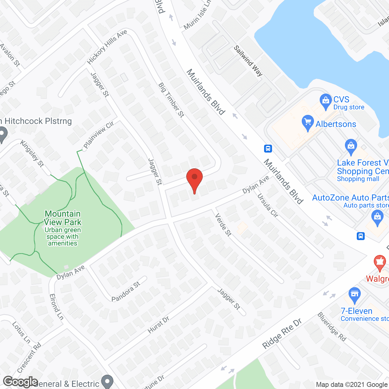Map of the neighborhood around Serenity Senior Care Home