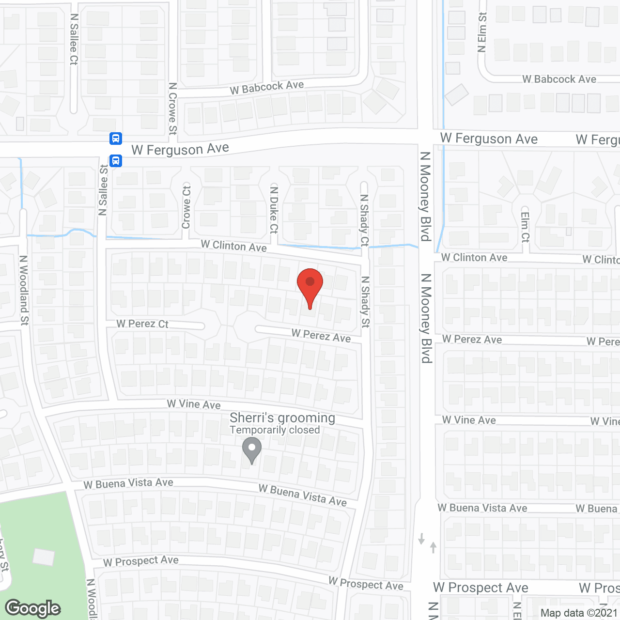 Map of the neighborhood around Jordeth Senior Care Home