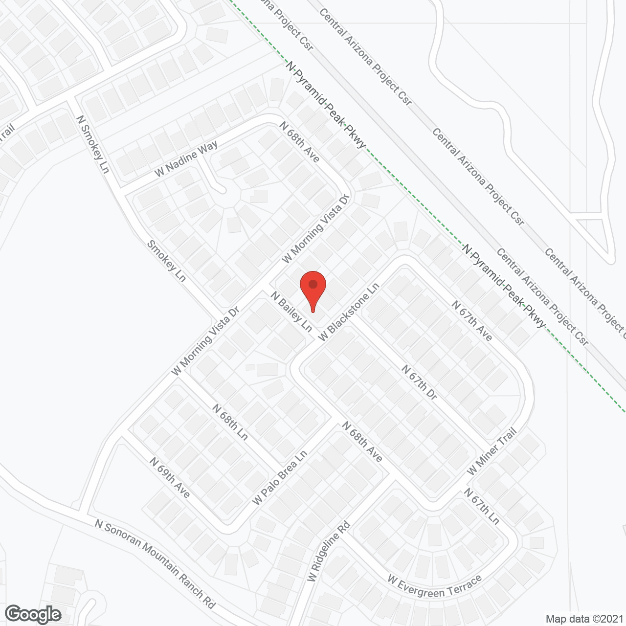 Map of the neighborhood around A Distinguished Touch Adult Care