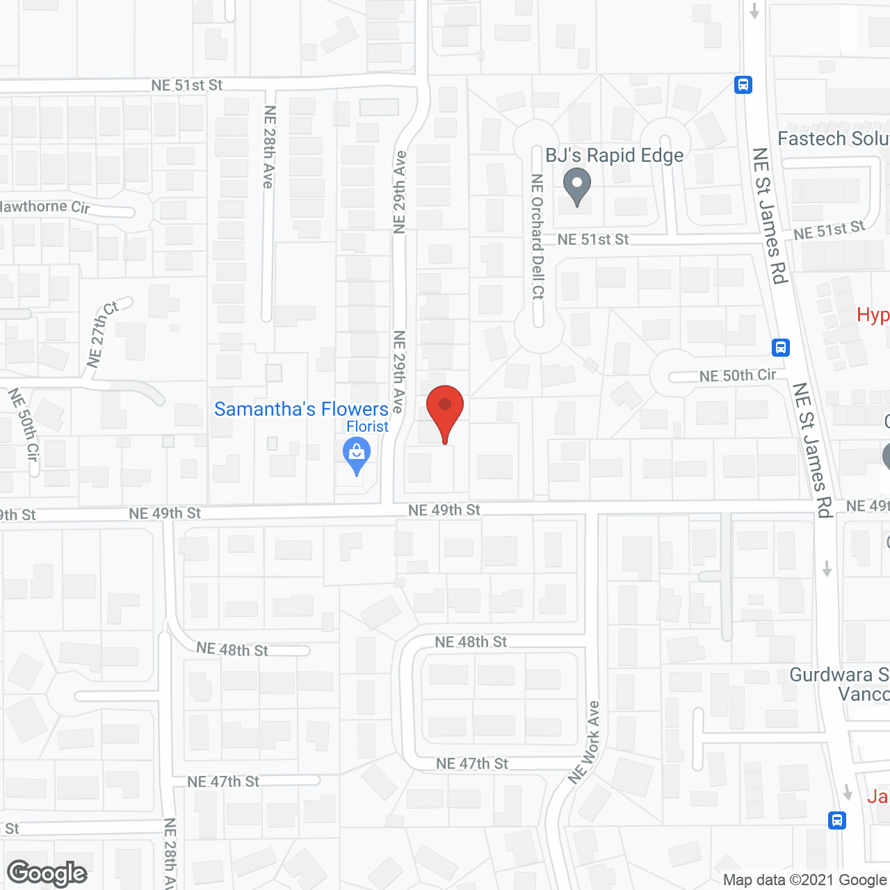 Map of the neighborhood around Summer Breeze Home Care LLC