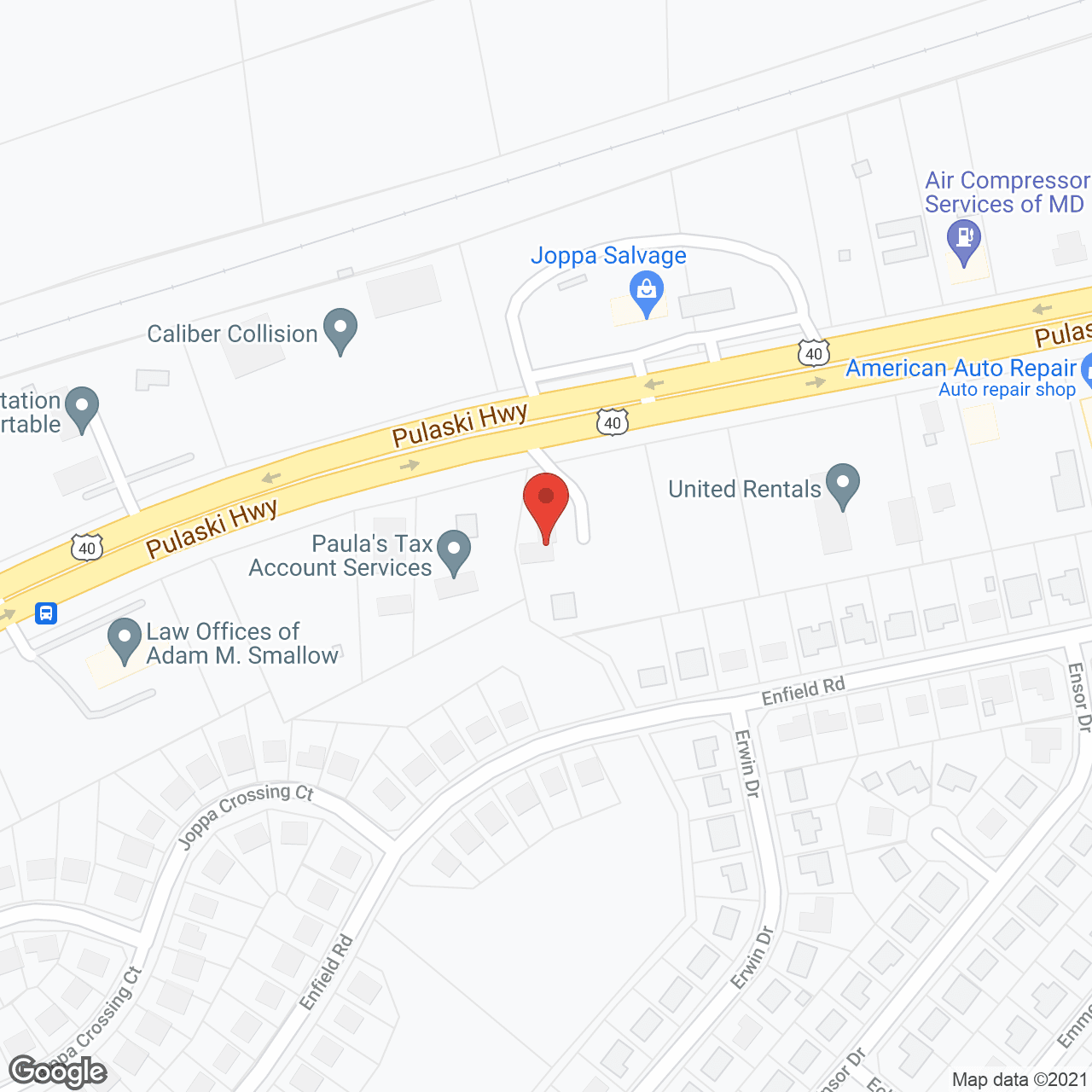 Map of the neighborhood around In Good Hands Assisted Living