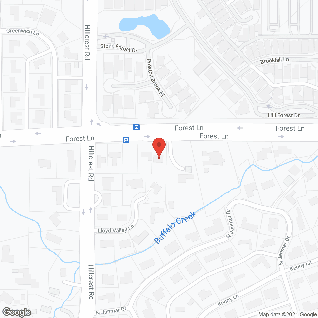 Map of the neighborhood around At Home Luxury Assisted Living LLC
