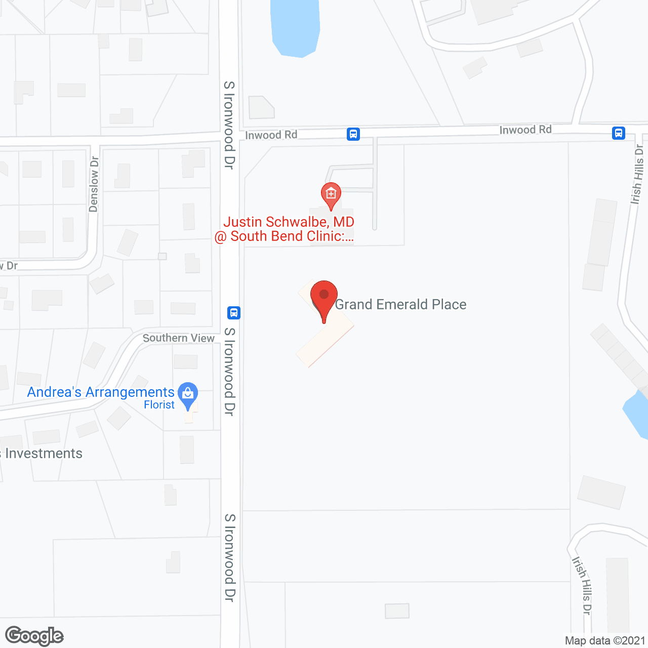 Map of the neighborhood around Grand Emerald Place