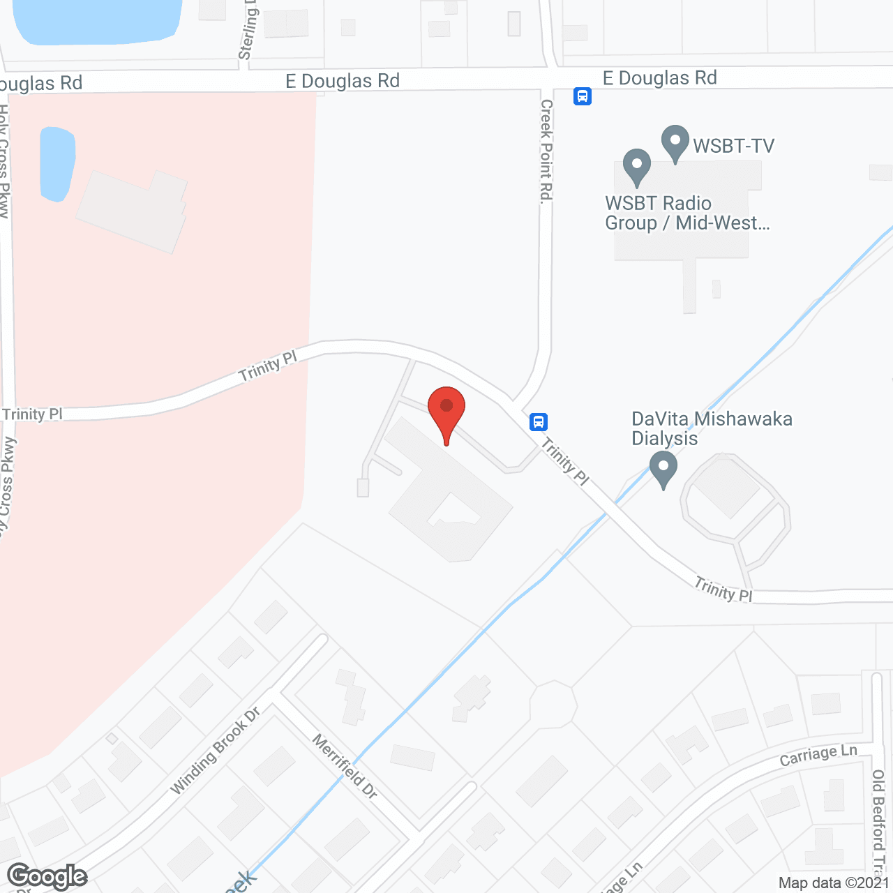 Map of the neighborhood around Heritage Point Transitional Assisted Living and Memory Care