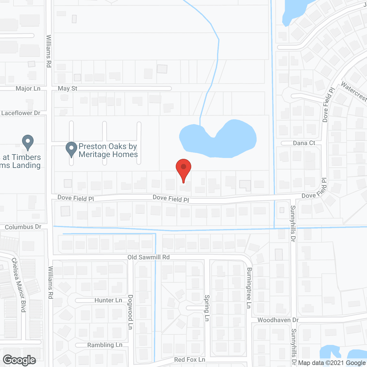 Map of the neighborhood around Honor House Assisted Living Facility LLC