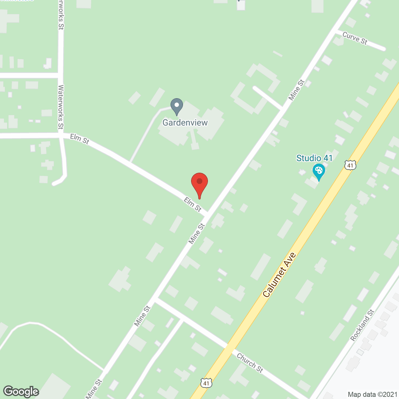 Map of the neighborhood around Gardenview
