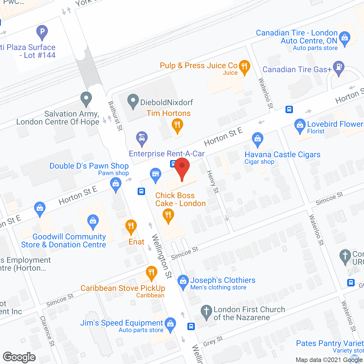 Map of the neighborhood around Maple View Terrace