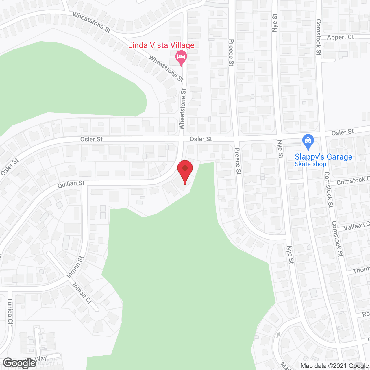 Map of the neighborhood around Gold Canyon Care Home