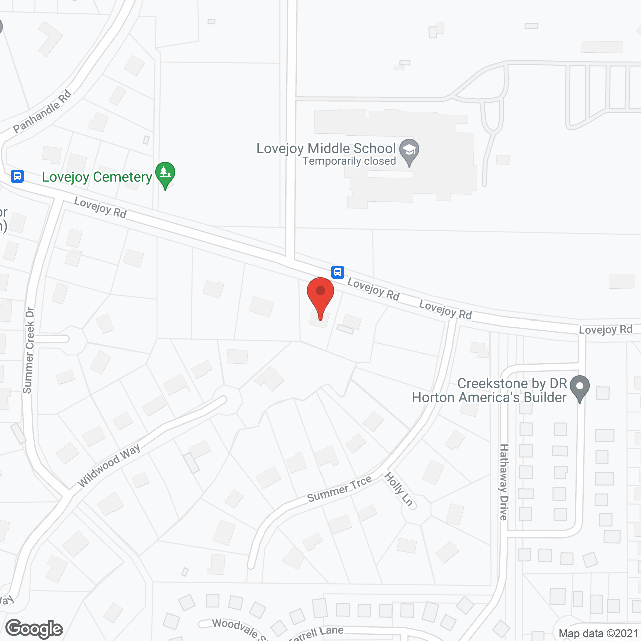 Map of the neighborhood around Sonnys Lighthouse PCH