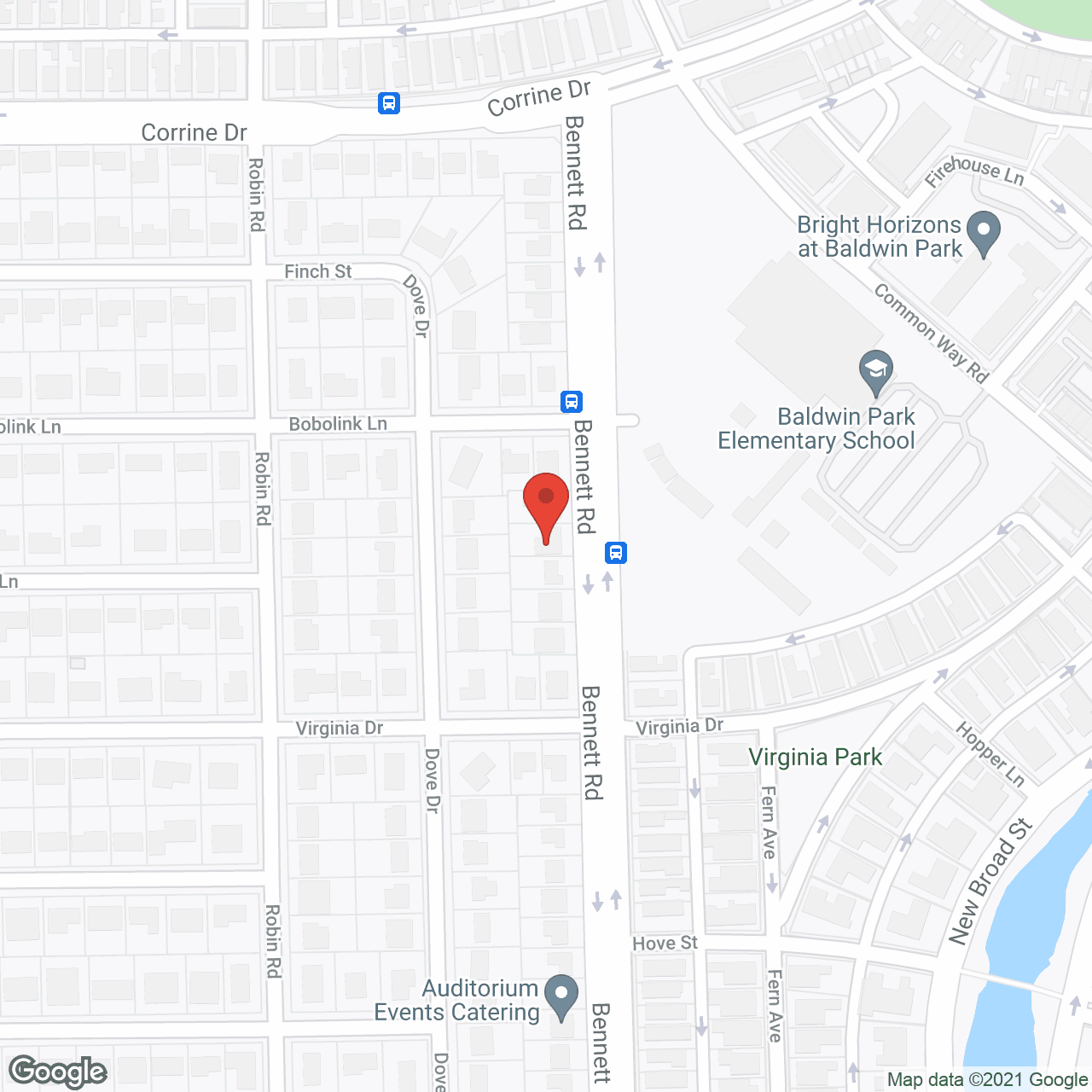 Map of the neighborhood around Good Ole Days Adult Living Facility