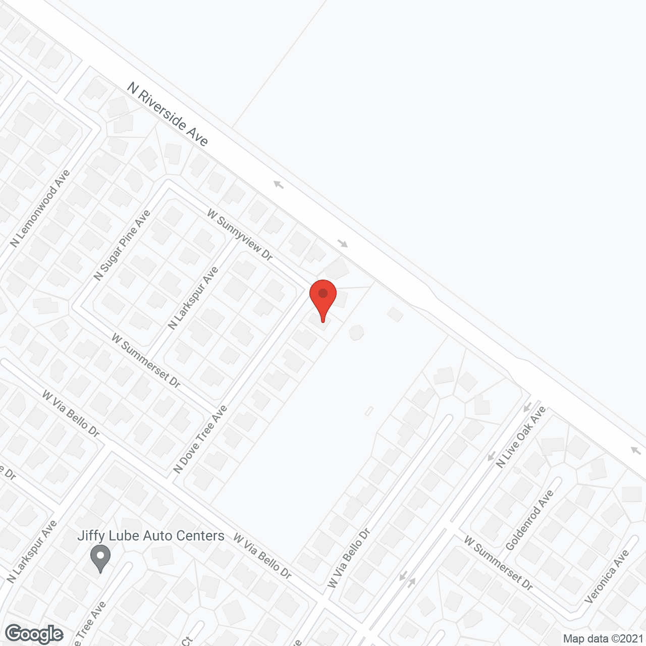 Map of the neighborhood around Dove Tree Manor