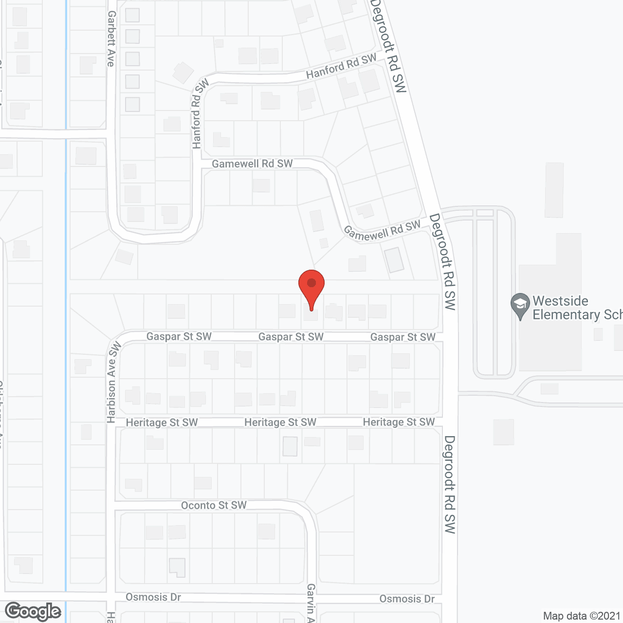 Map of the neighborhood around A and C Godbless Assisted Living Facility