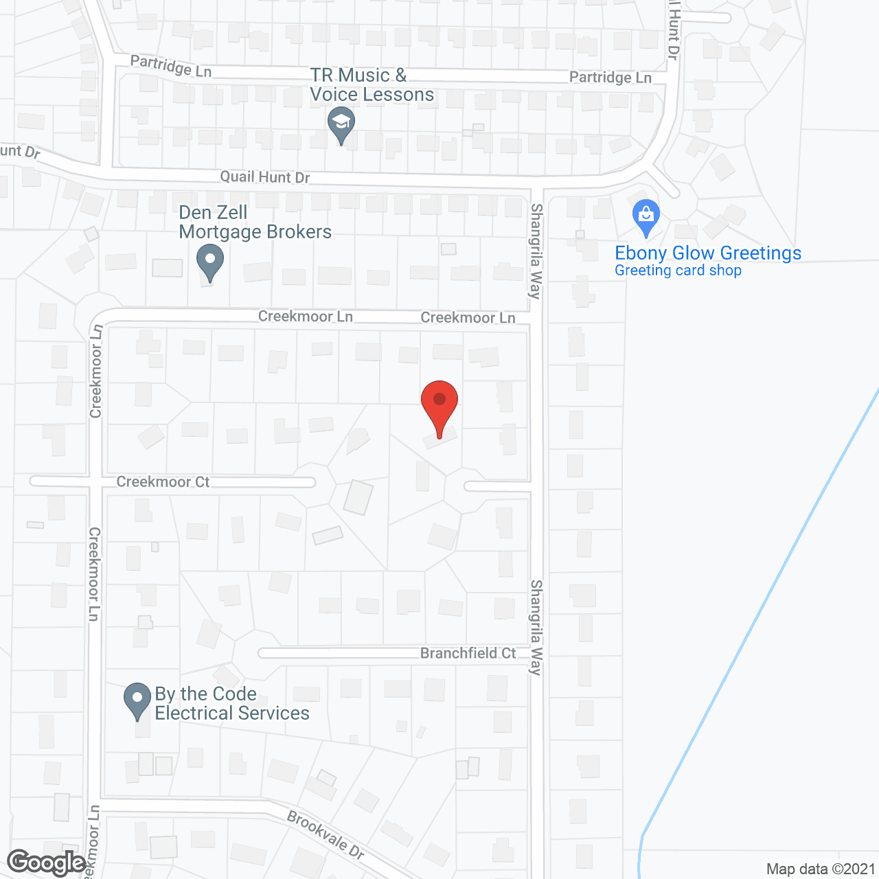 Map of the neighborhood around Angels Royal Gardens III