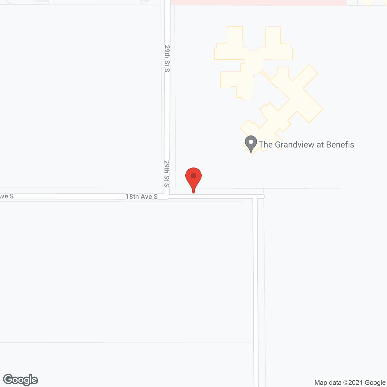 Map of the neighborhood around The Grandview at Benefis