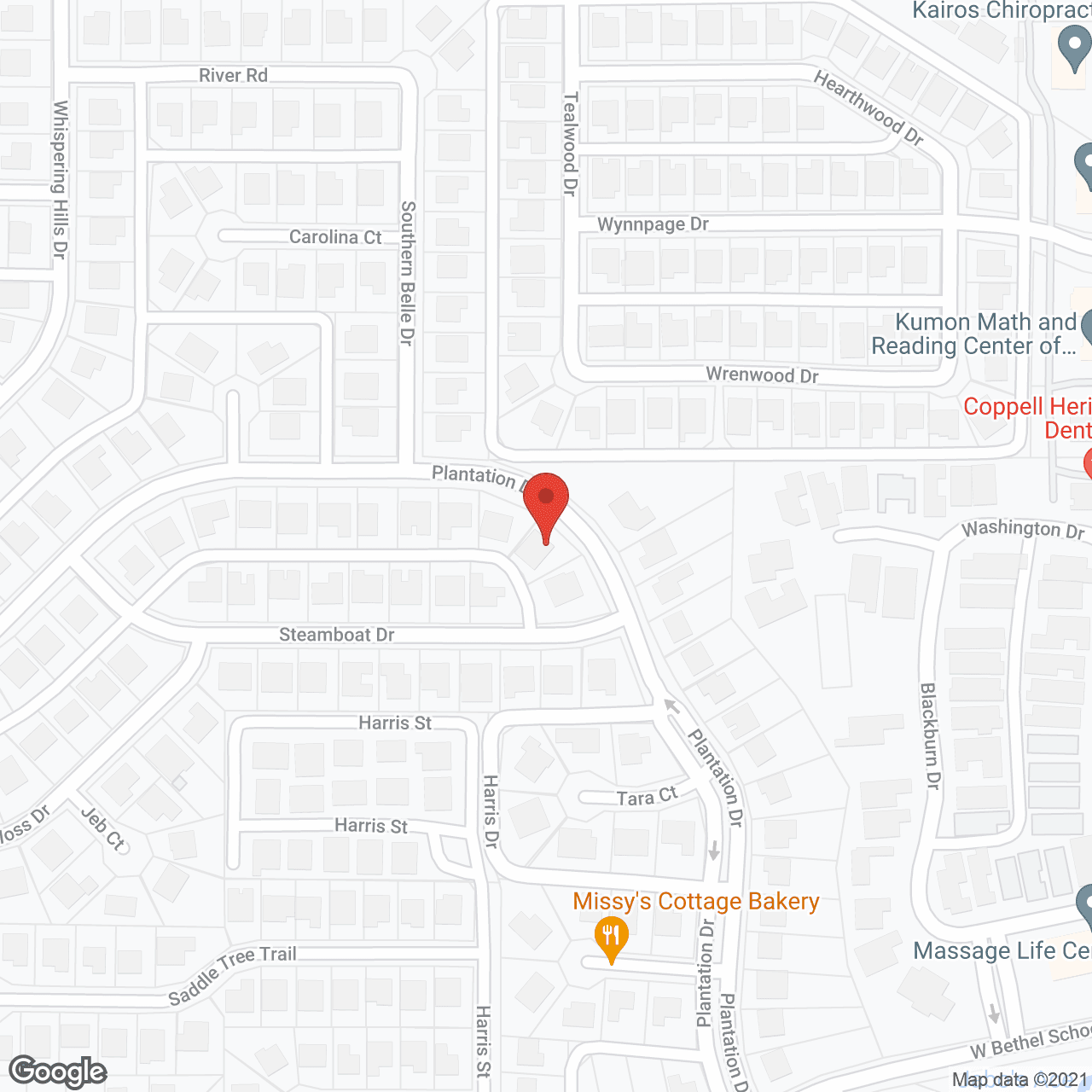 4 Seasons Senior Living Coppell in google map