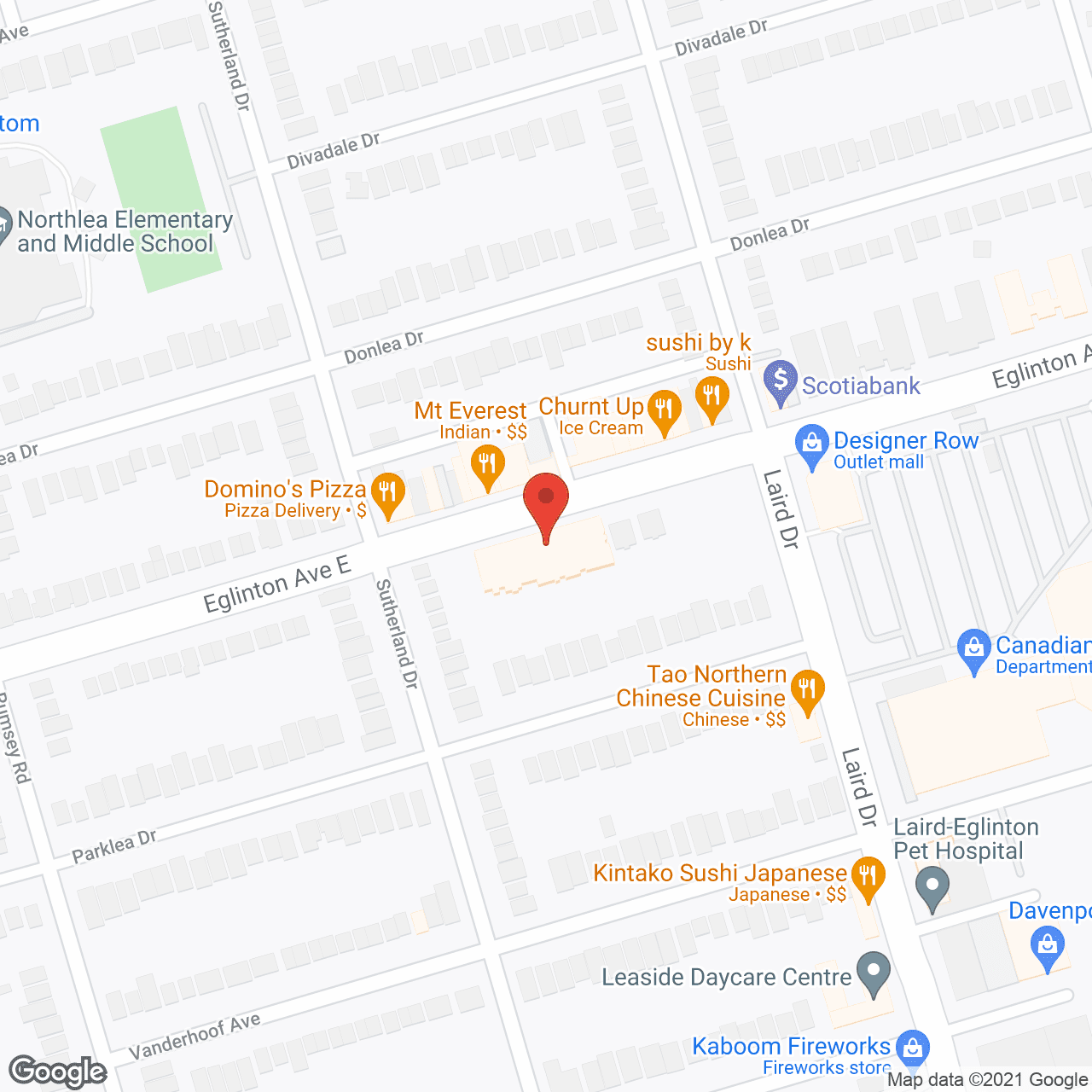Map of the neighborhood around Suomikoti