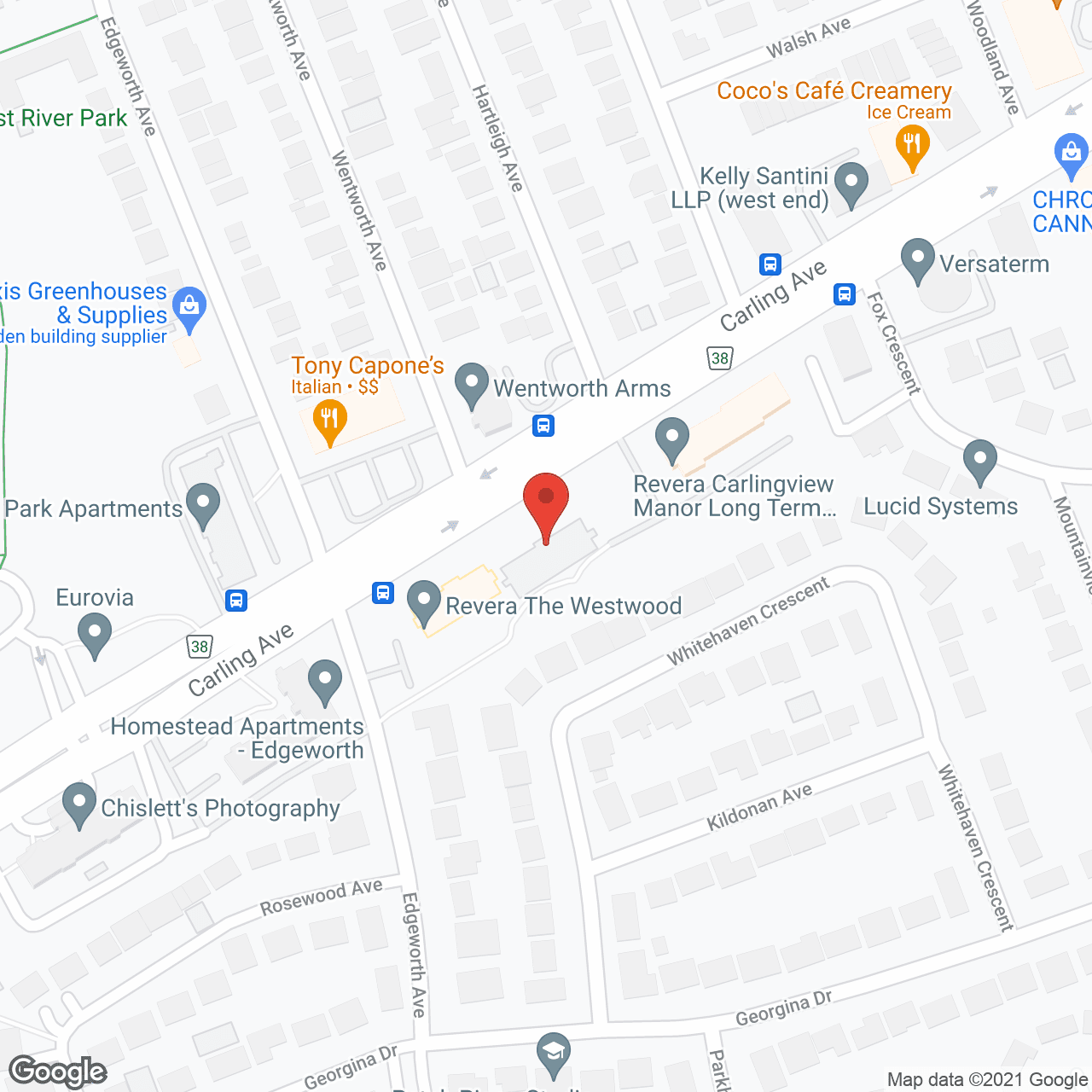 Map of the neighborhood around Residence Du Parc