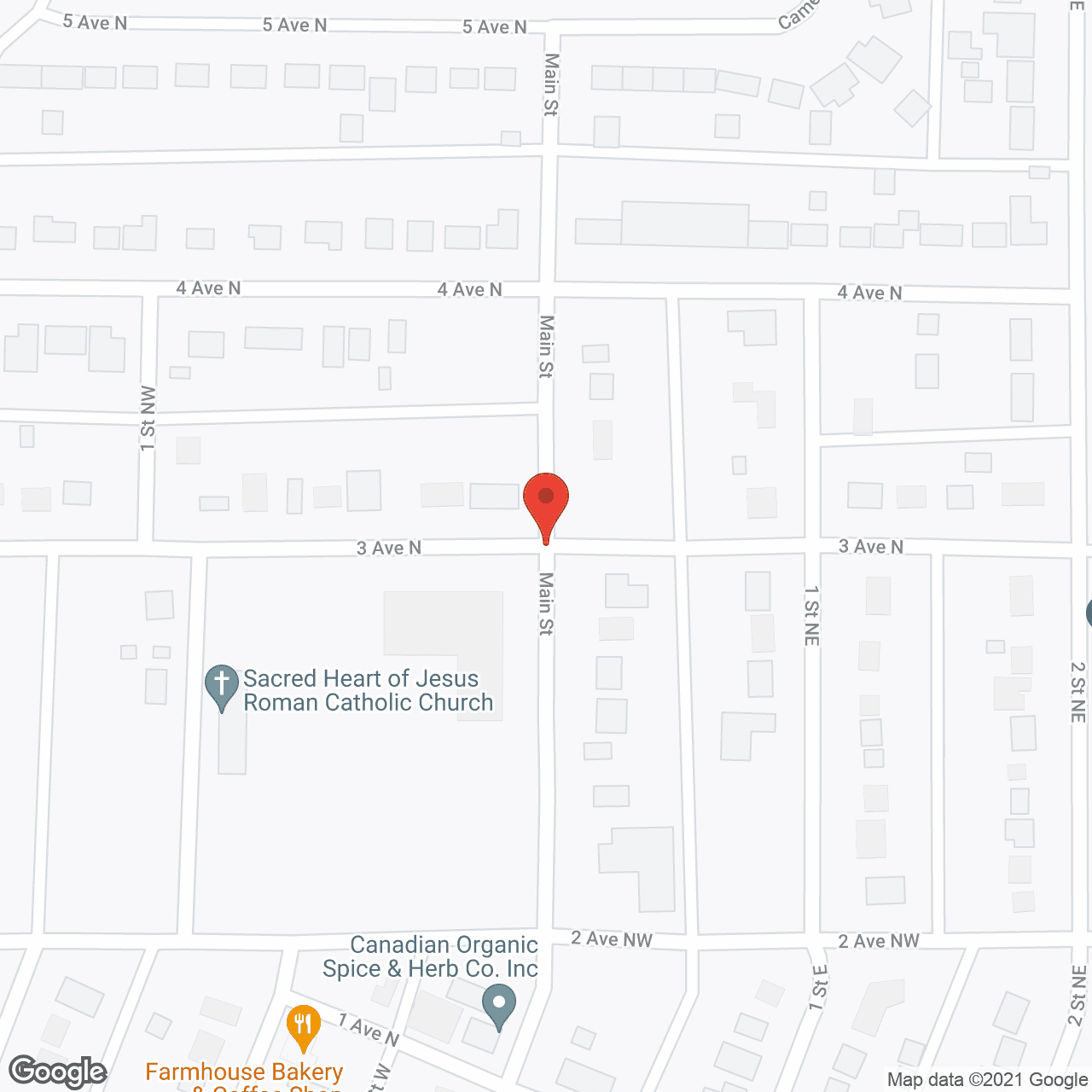 Map of the neighborhood around Quill Plains Centennial Lodge
