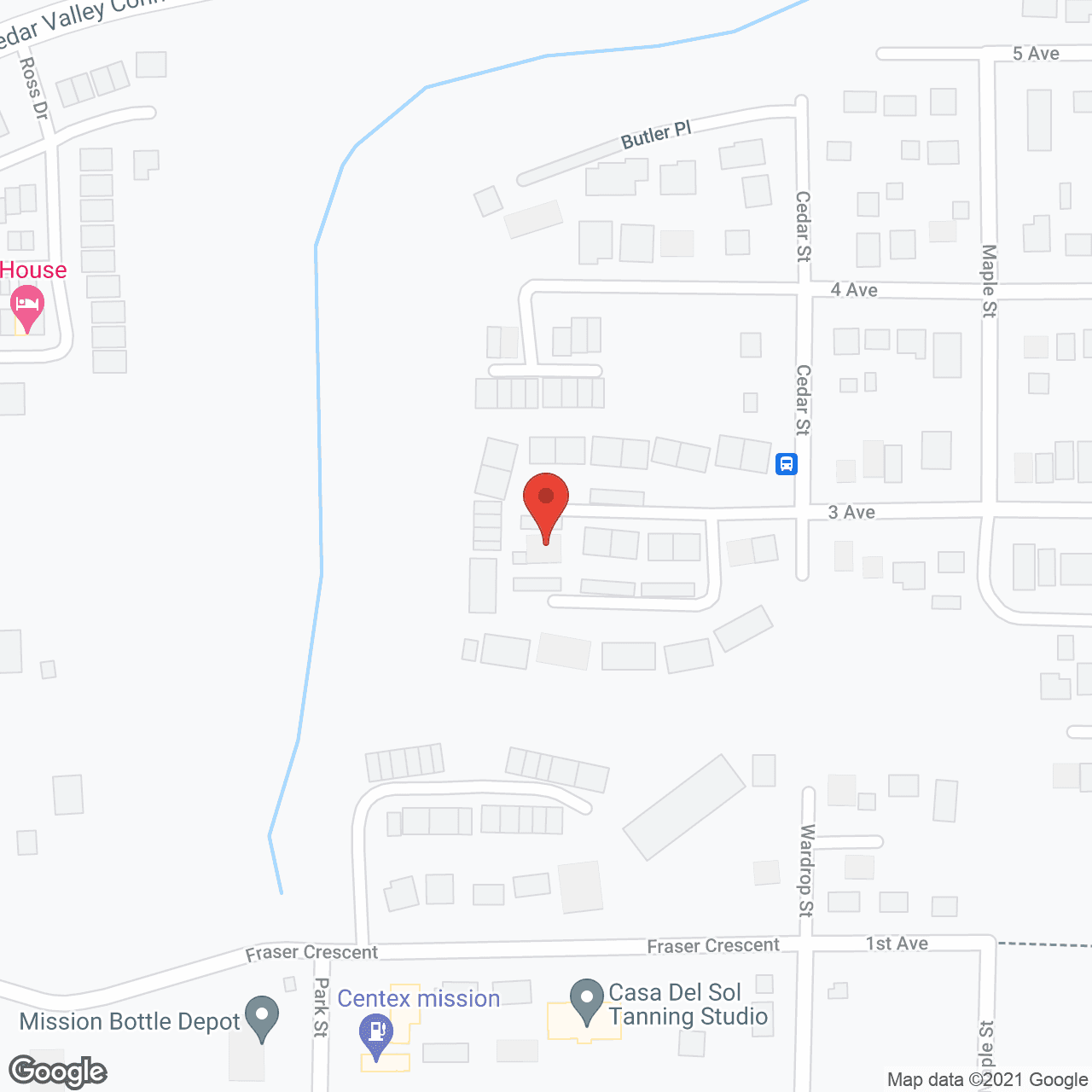 Map of the neighborhood around Mission Co-Op