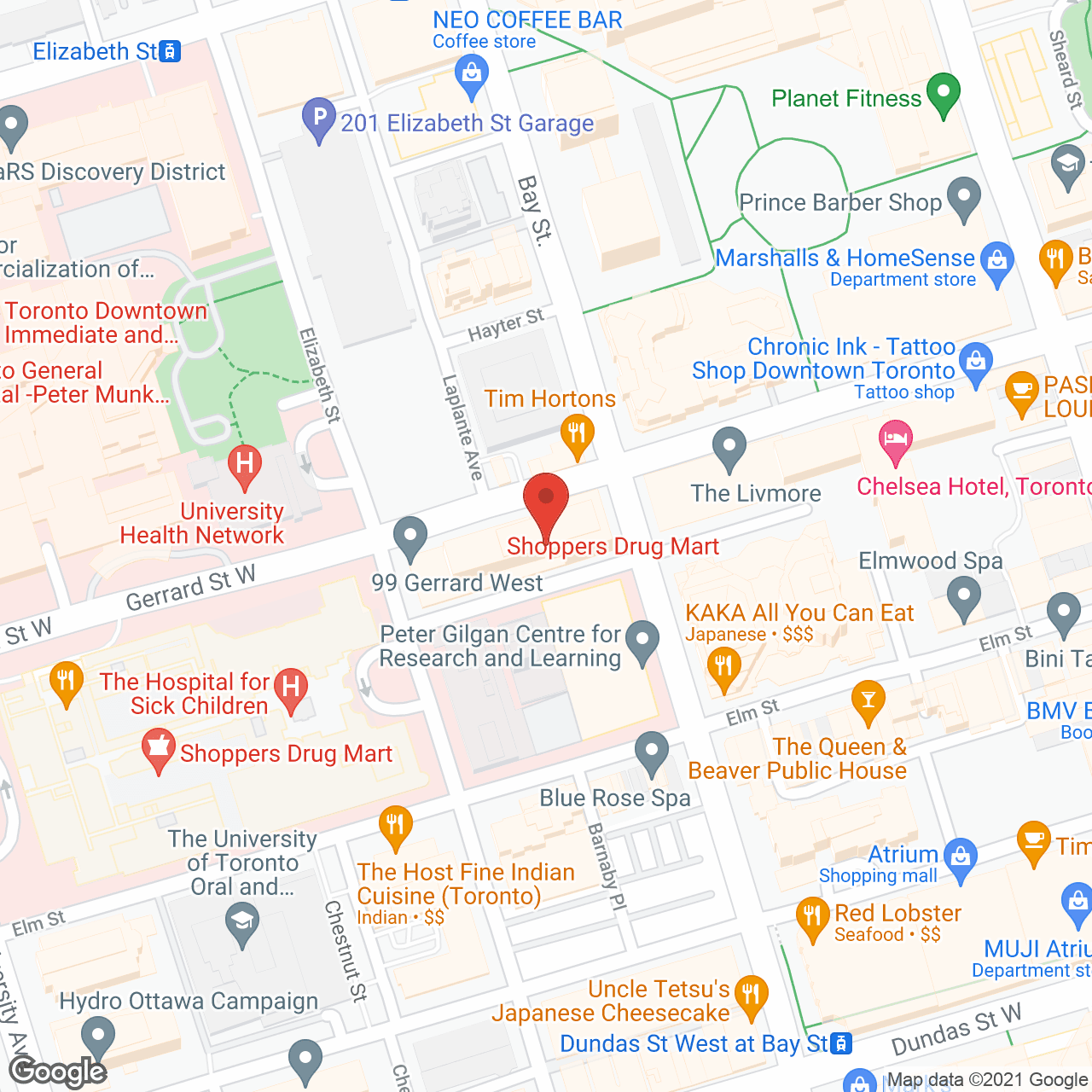 Leisureworld Caregiving Ctr in google map