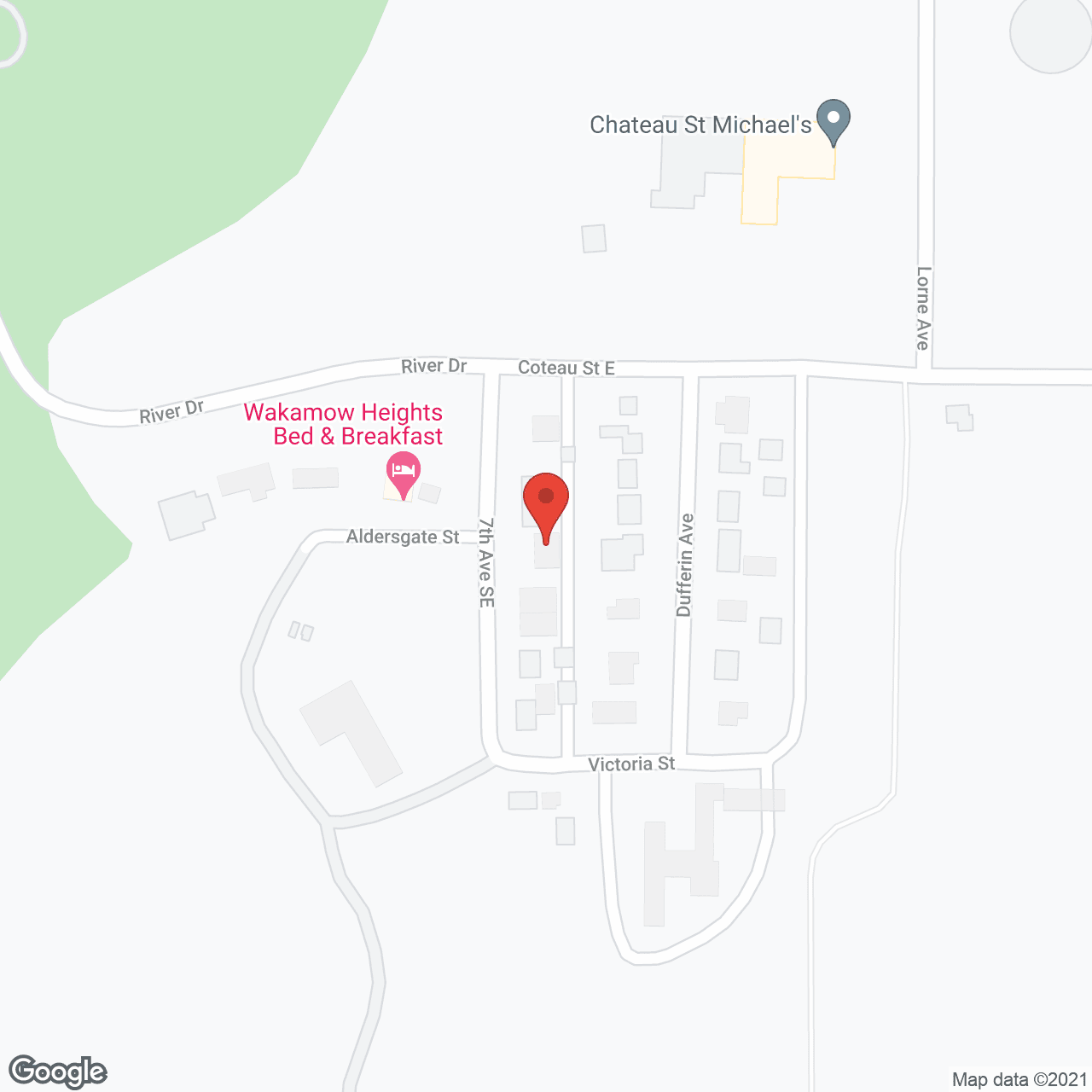 Map of the neighborhood around Golden Sunset Care Home