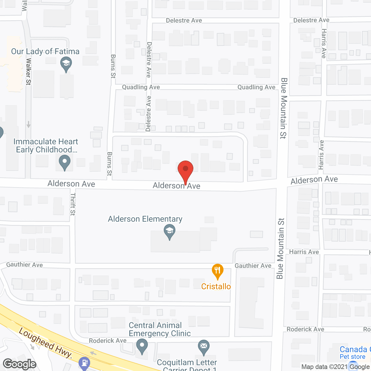 Map of the neighborhood around Foyer Maillard