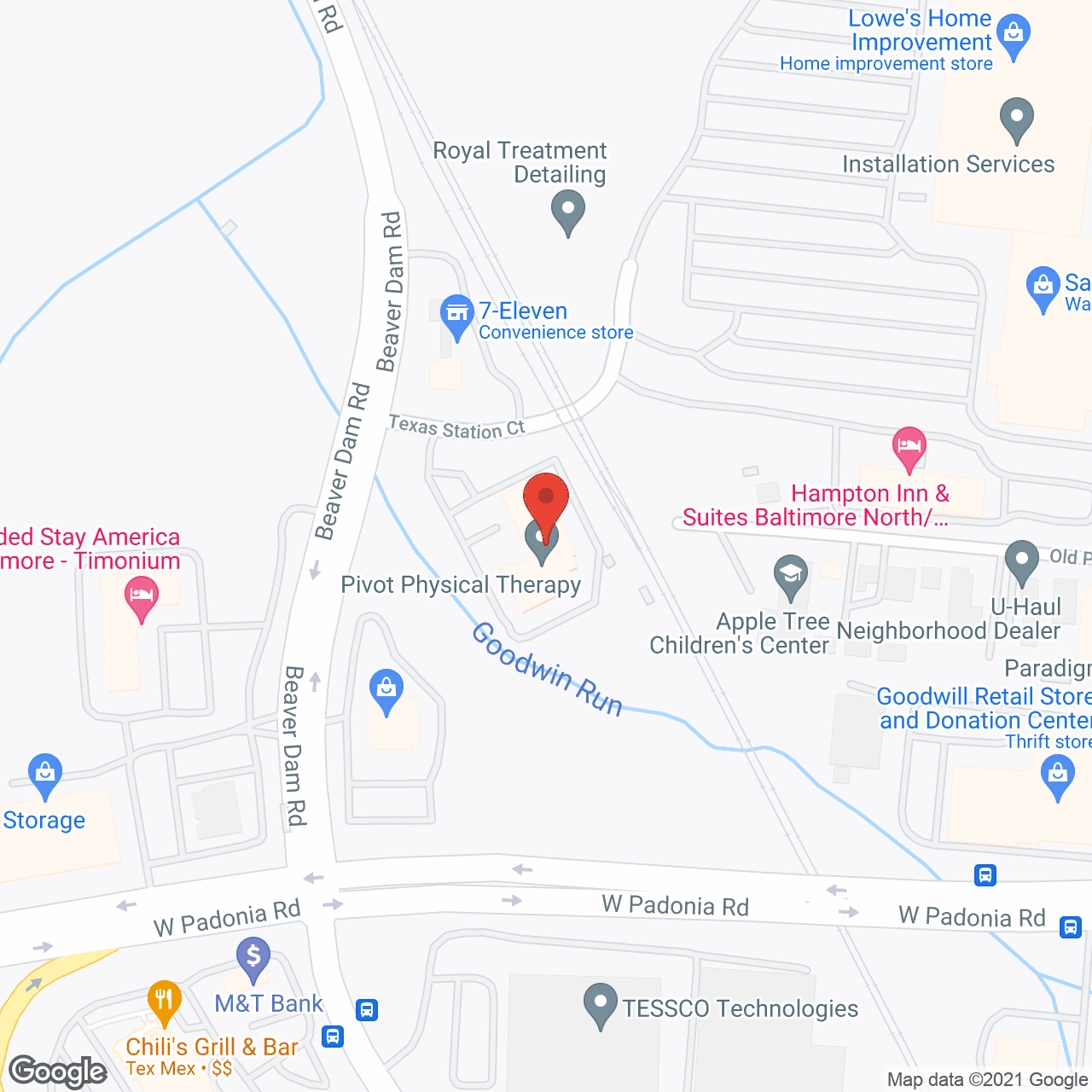 Map of the neighborhood around Churchill Manor Retirement