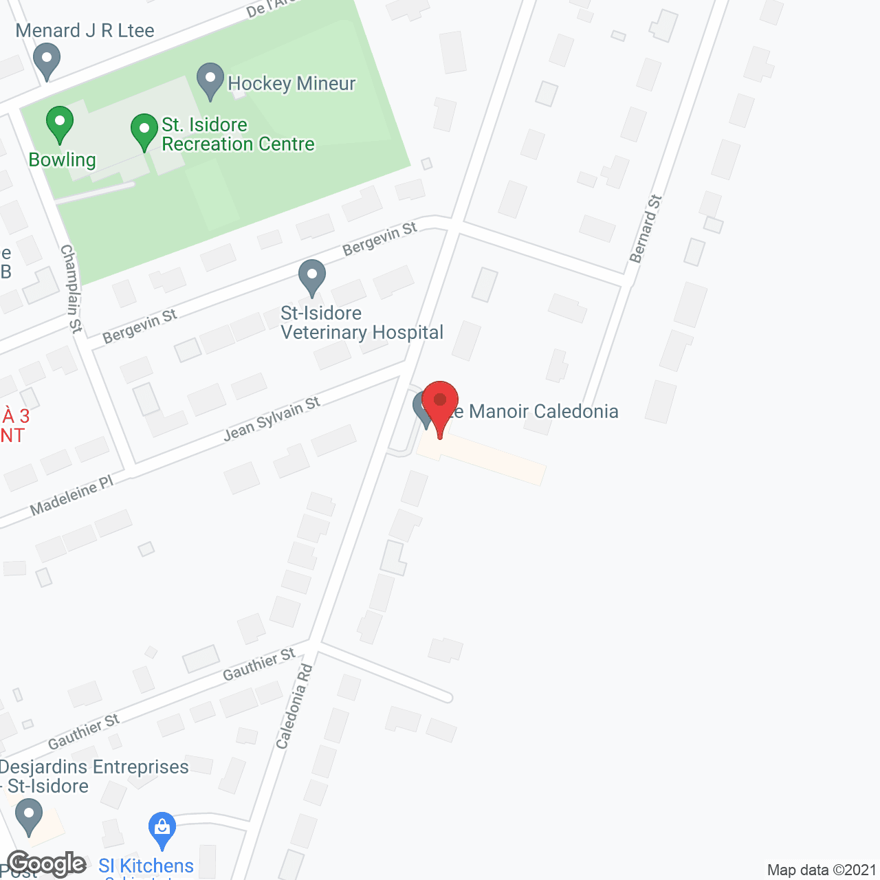 Map of the neighborhood around Centre Daccueil Lise Menard