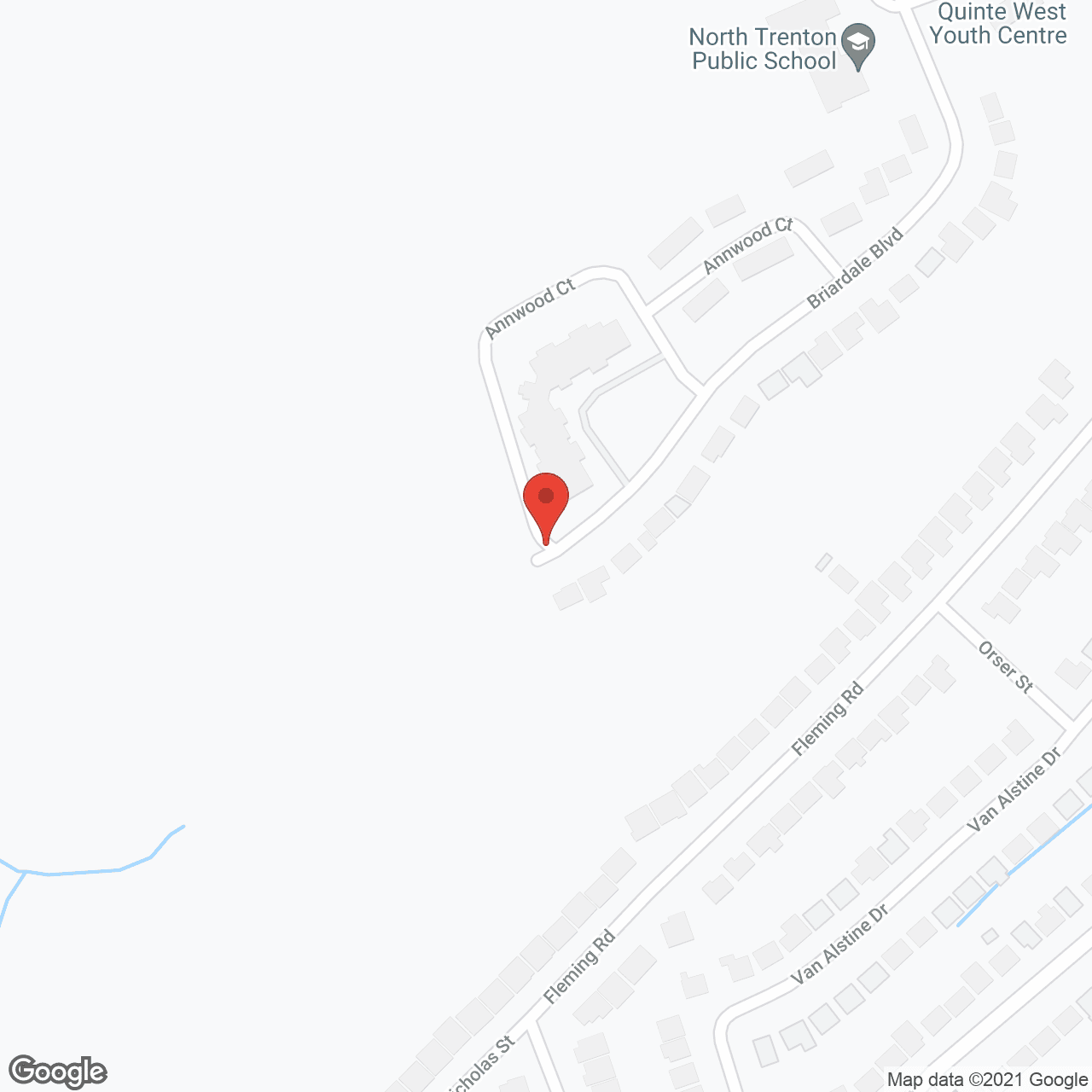 Map of the neighborhood around Carrington Retirement Rsdnce