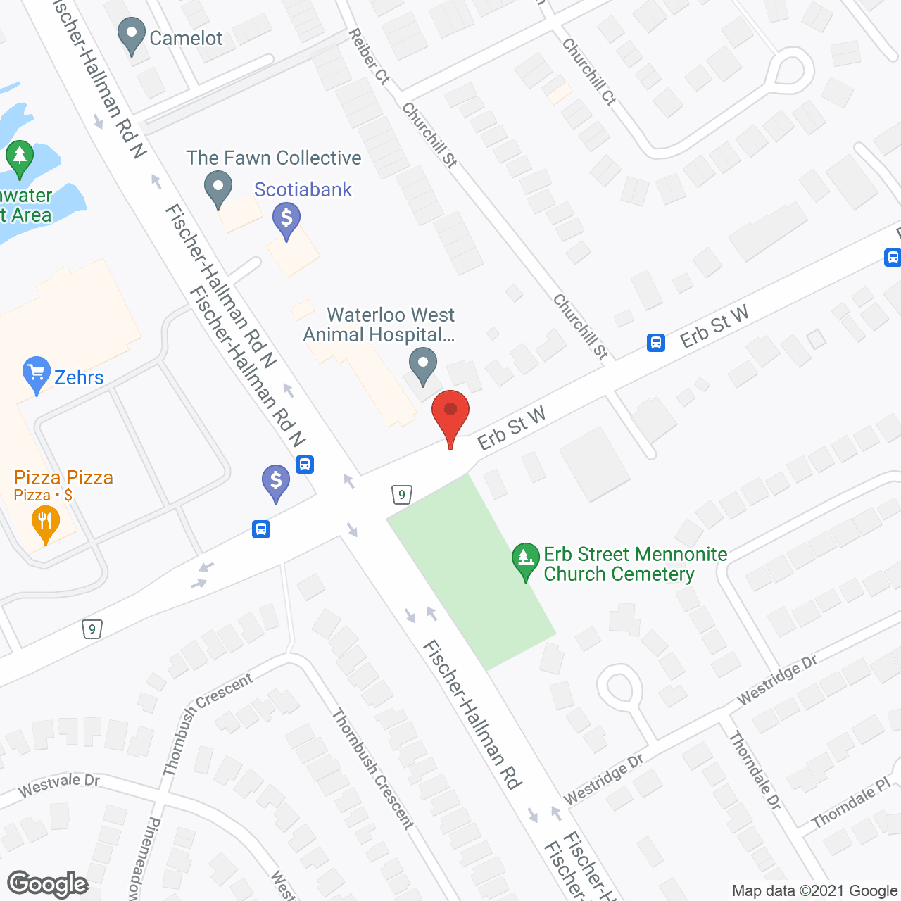 Map of the neighborhood around Beechwood Retirement Lodge I