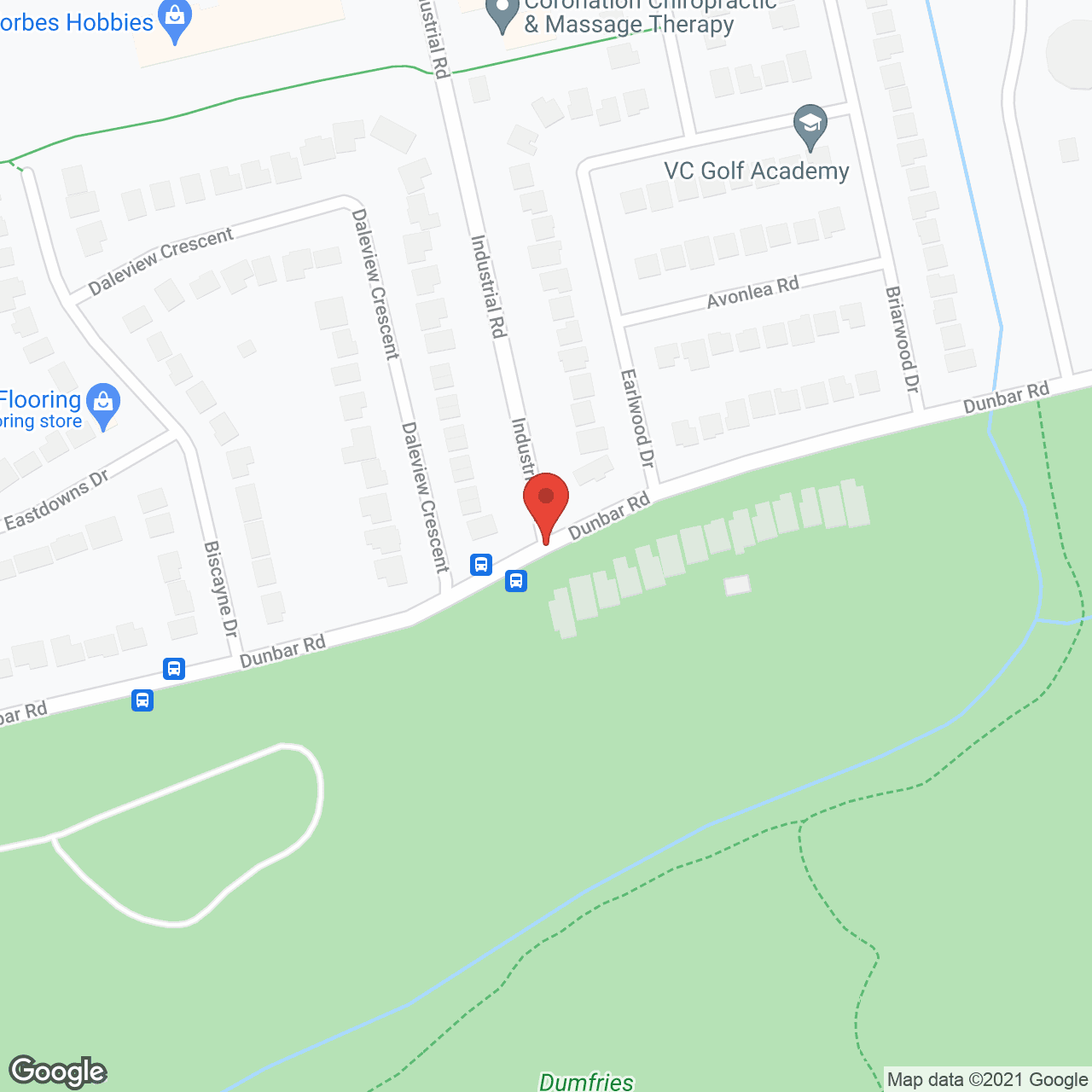 Map of the neighborhood around Avonlea Place