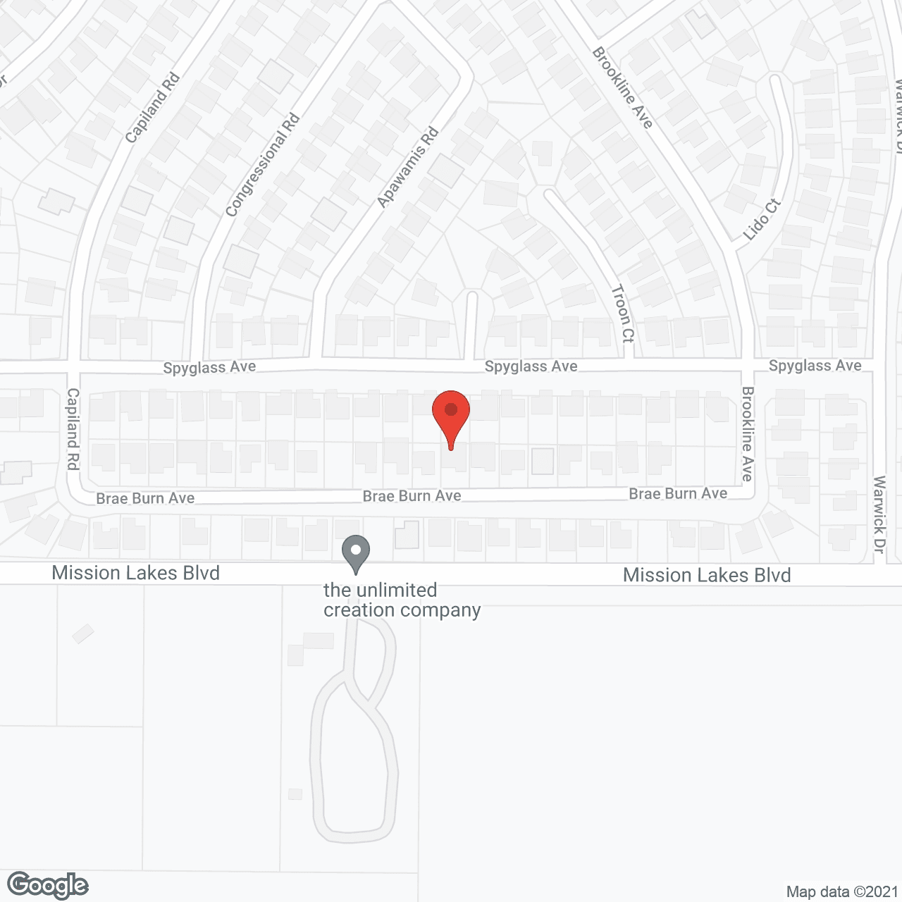 Map of the neighborhood around Desert Breeze Senior Living