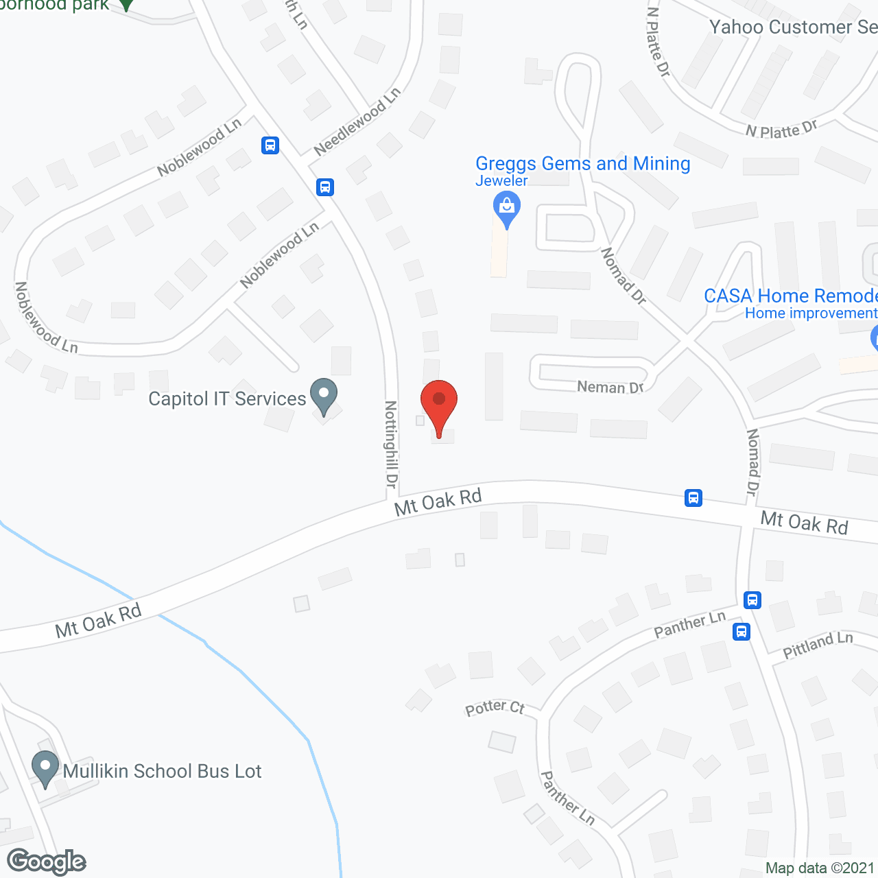 Map of the neighborhood around Hmg Assisted Living Home