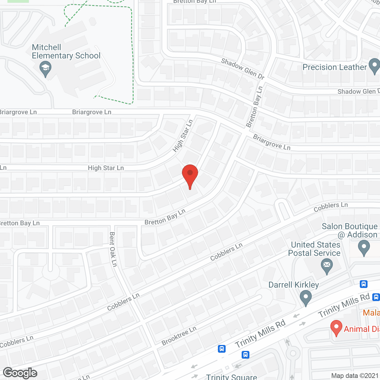 Map of the neighborhood around Hope Living Group Home, LLC