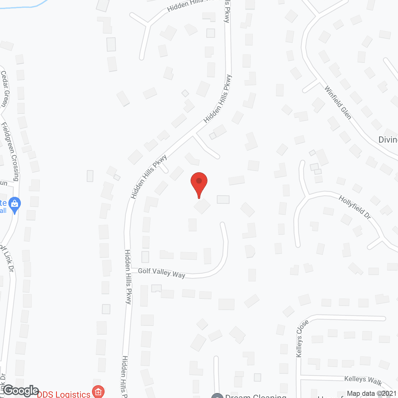 Map of the neighborhood around Hearts of Love II