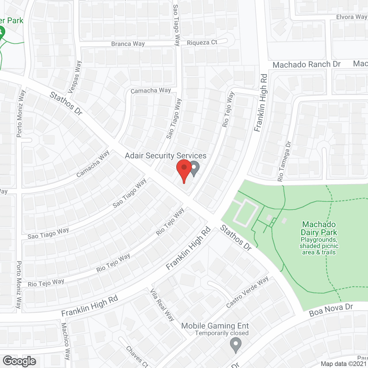 Map of the neighborhood around Alexander's Residence #2