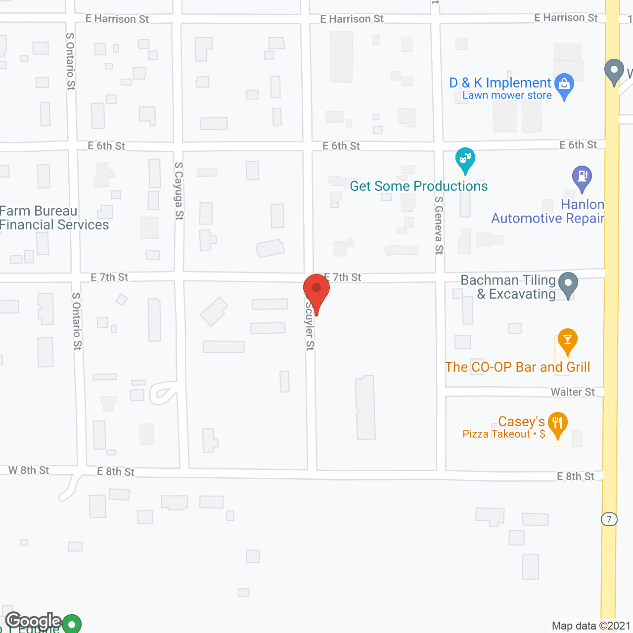 Map of the neighborhood around Stonebridge Suites