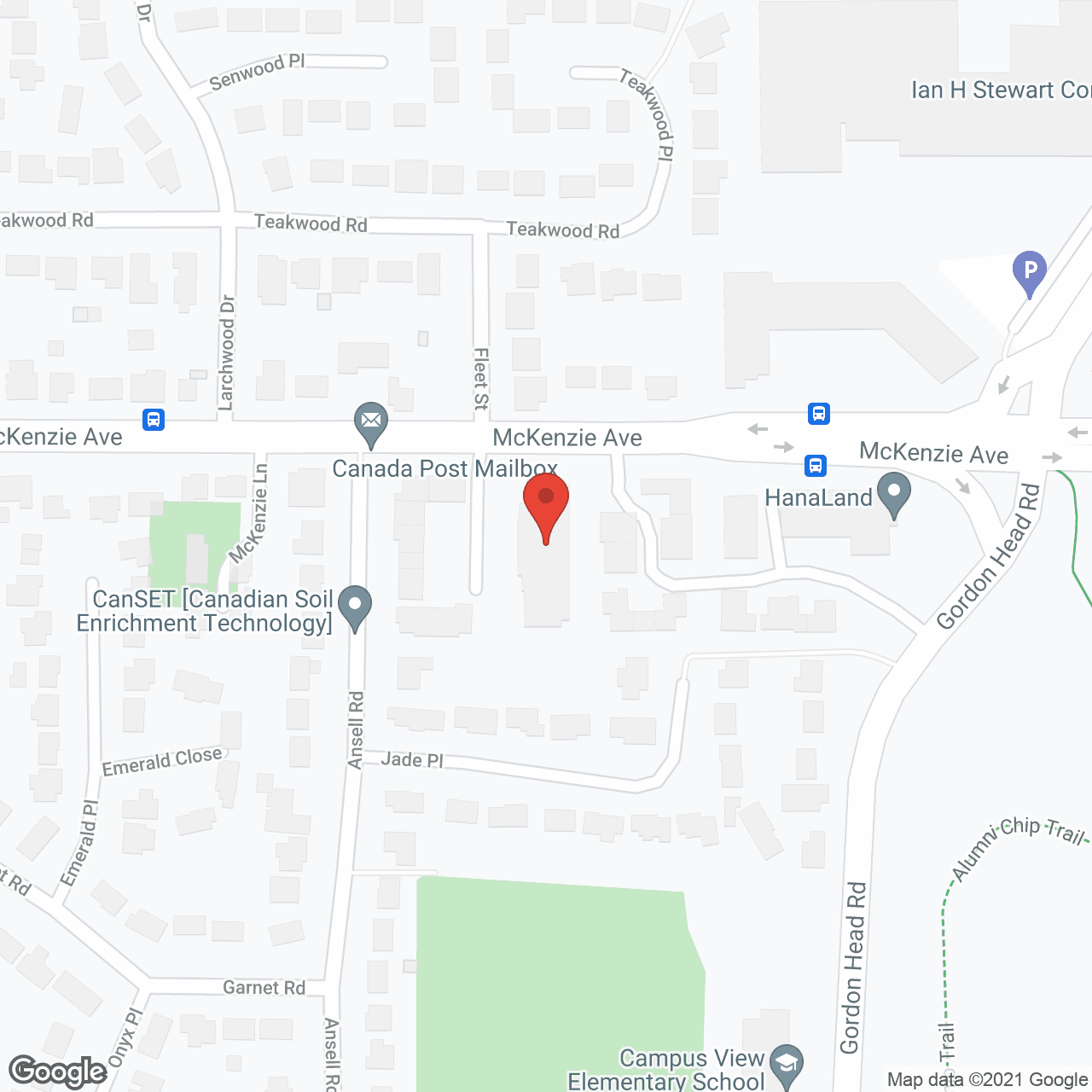 Map of the neighborhood around Rosewood
