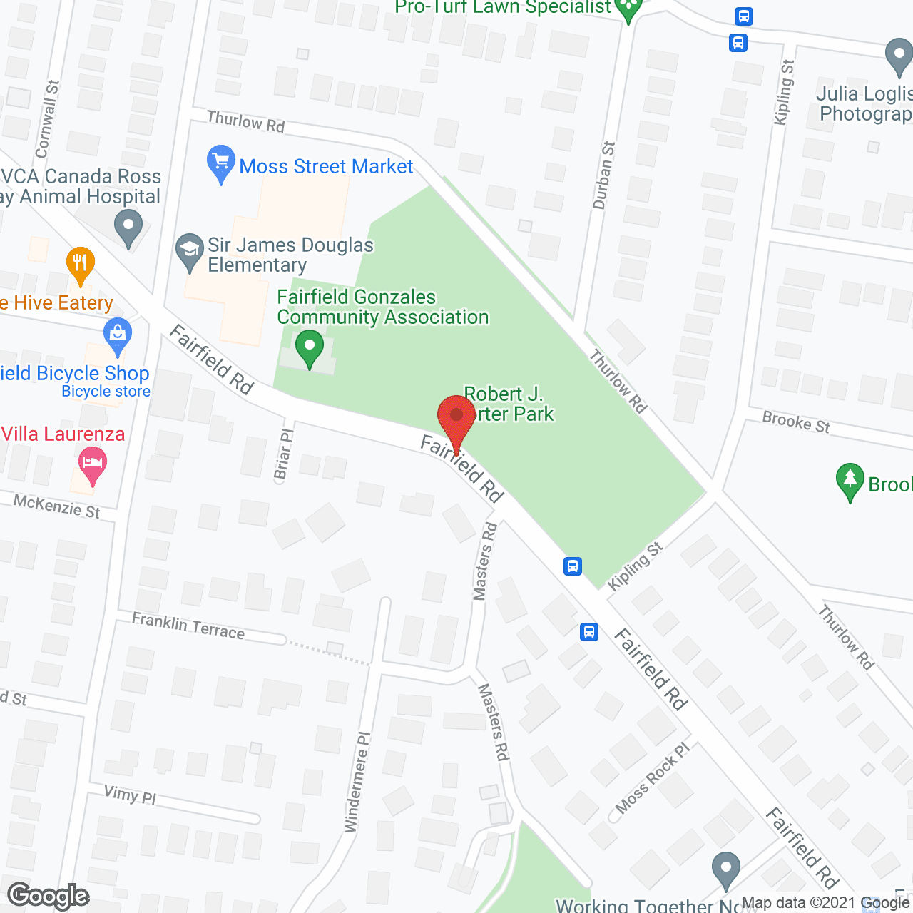 Map of the neighborhood around Hart House Rest Home