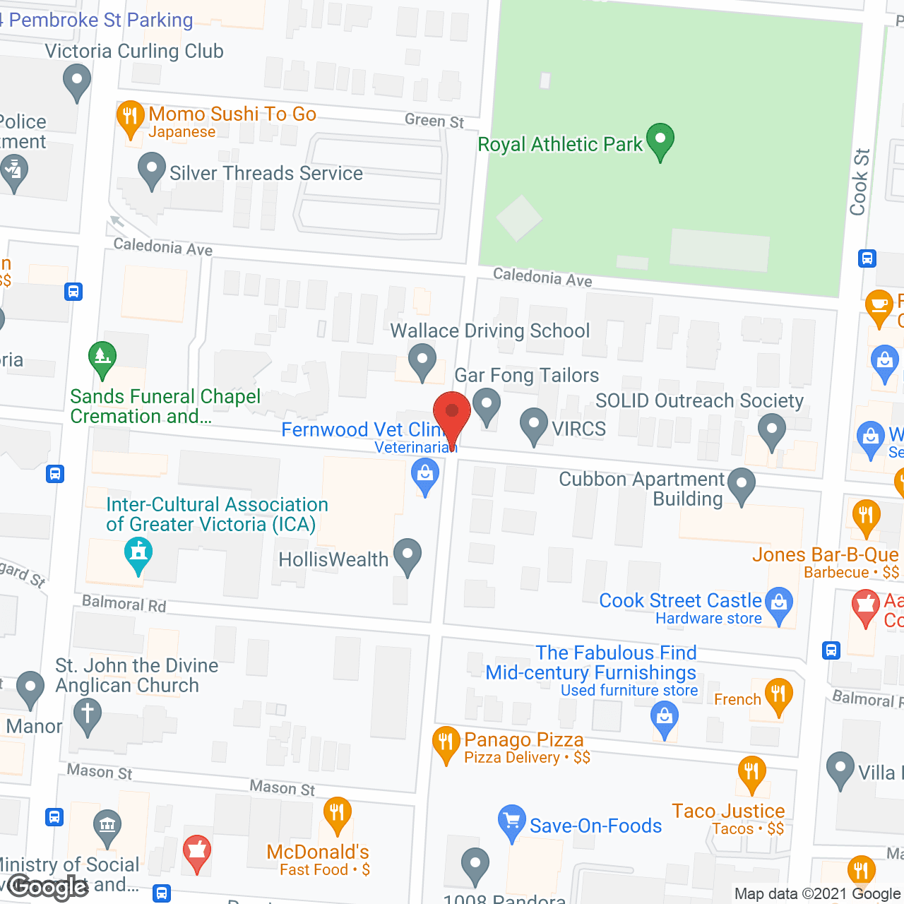 Map of the neighborhood around Balmoral Garden Court