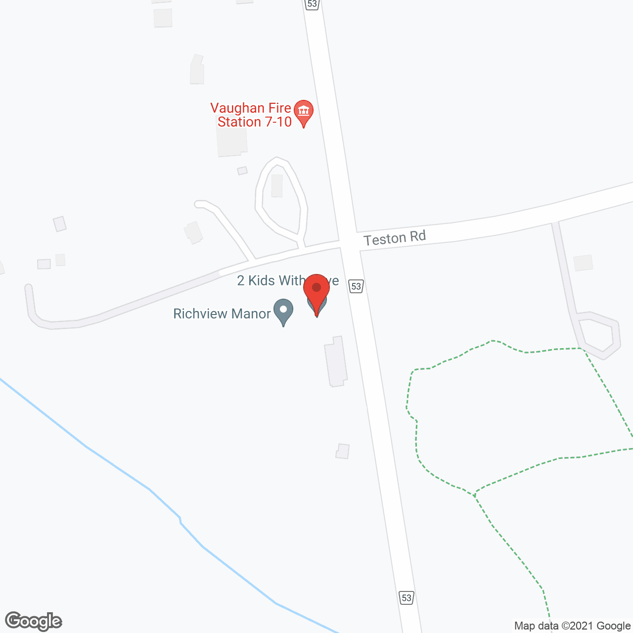 Map of the neighborhood around Richview Manor Retirement Living