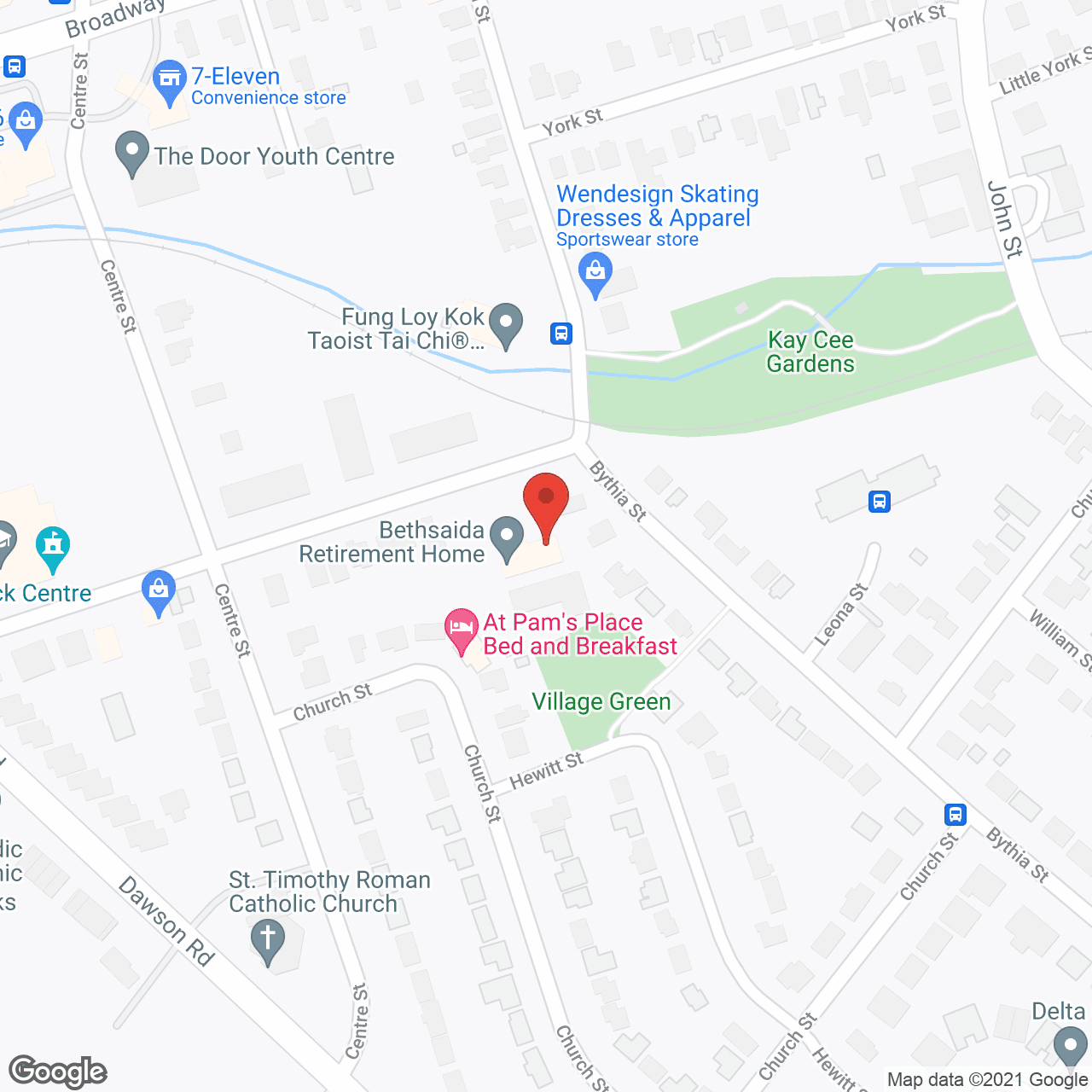 Map of the neighborhood around Bethsaida Retirement Home Ltd