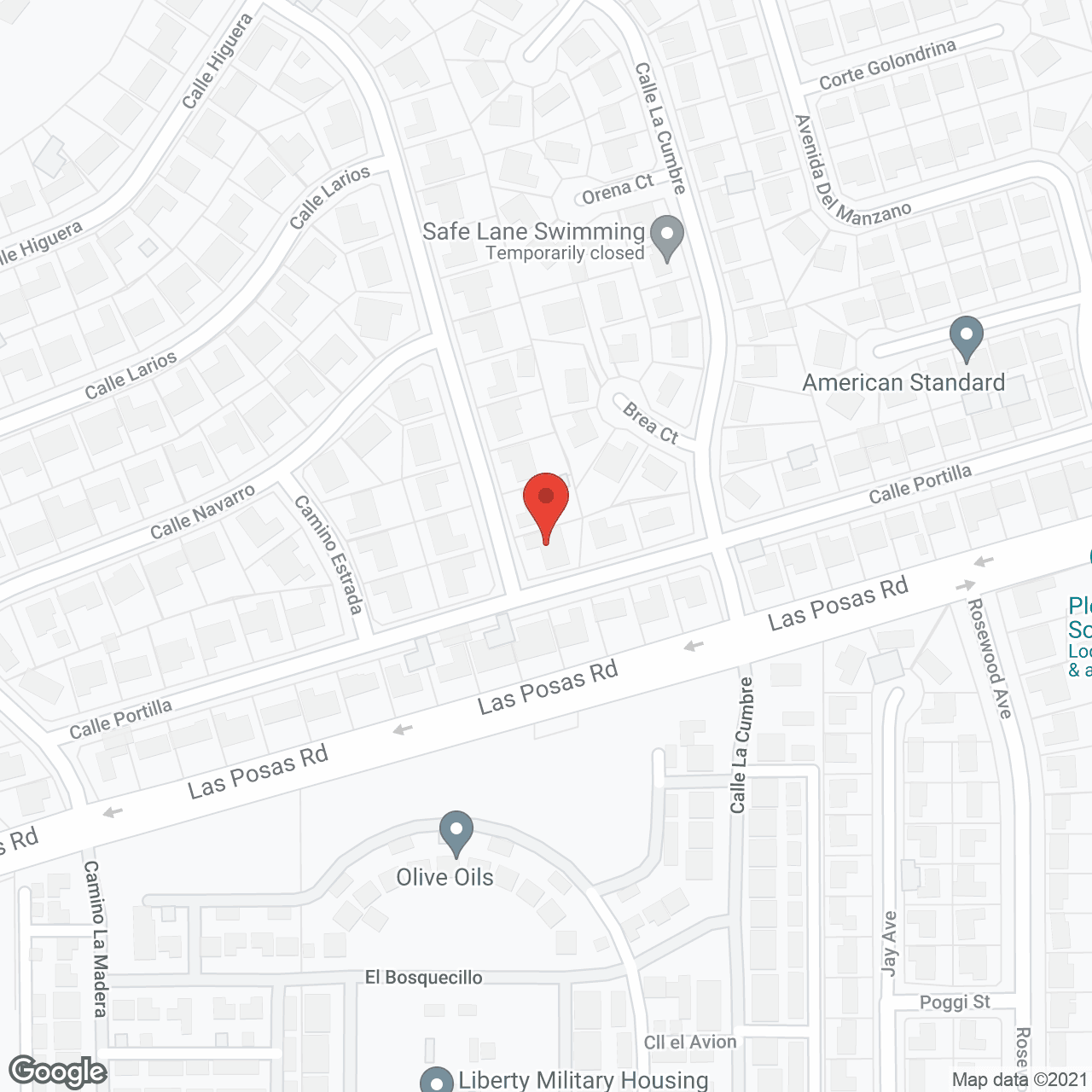 Map of the neighborhood around Mali's Place III