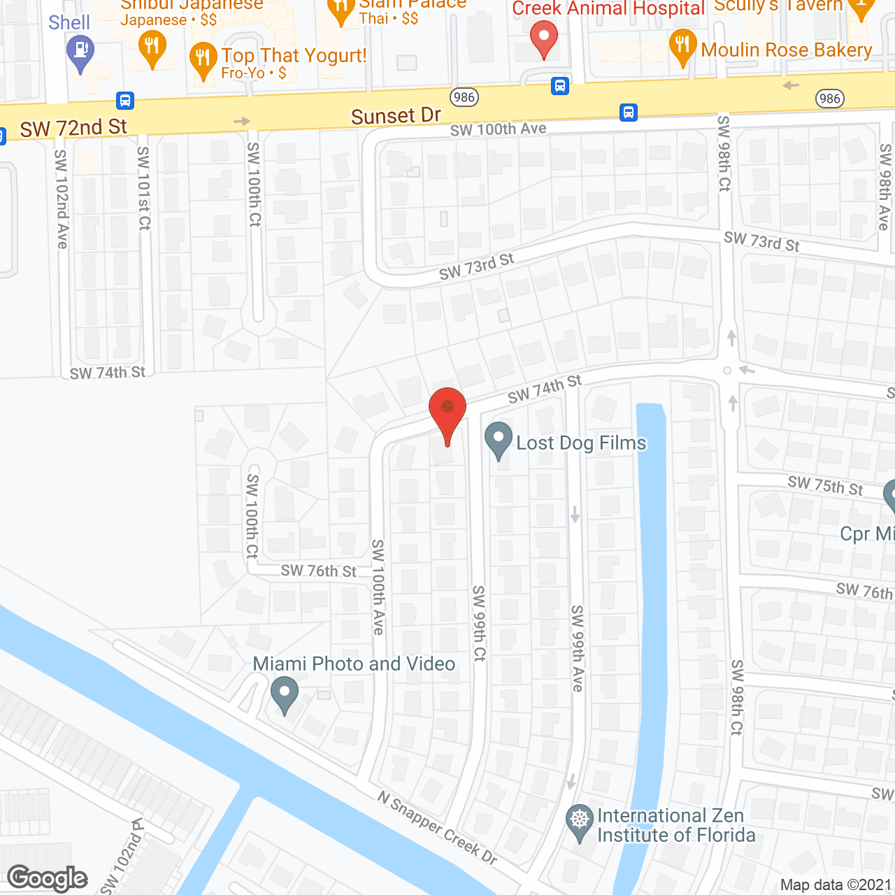 Map of the neighborhood around Estela Home for the Elderly