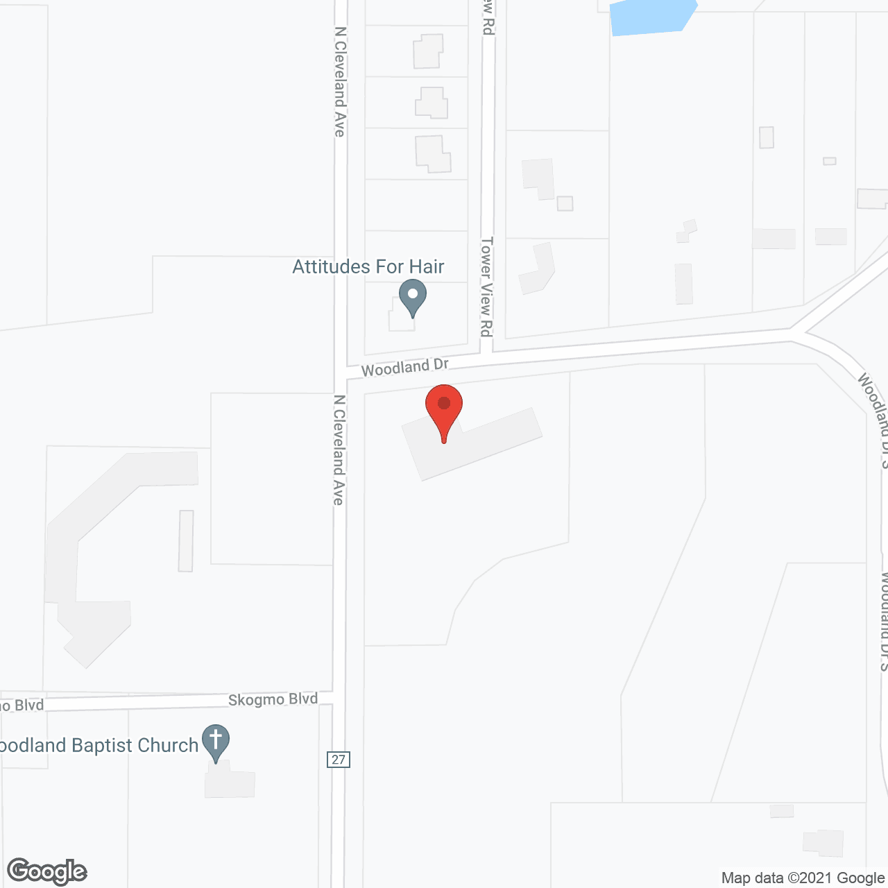 Map of the neighborhood around LB WOODLAND LODGE